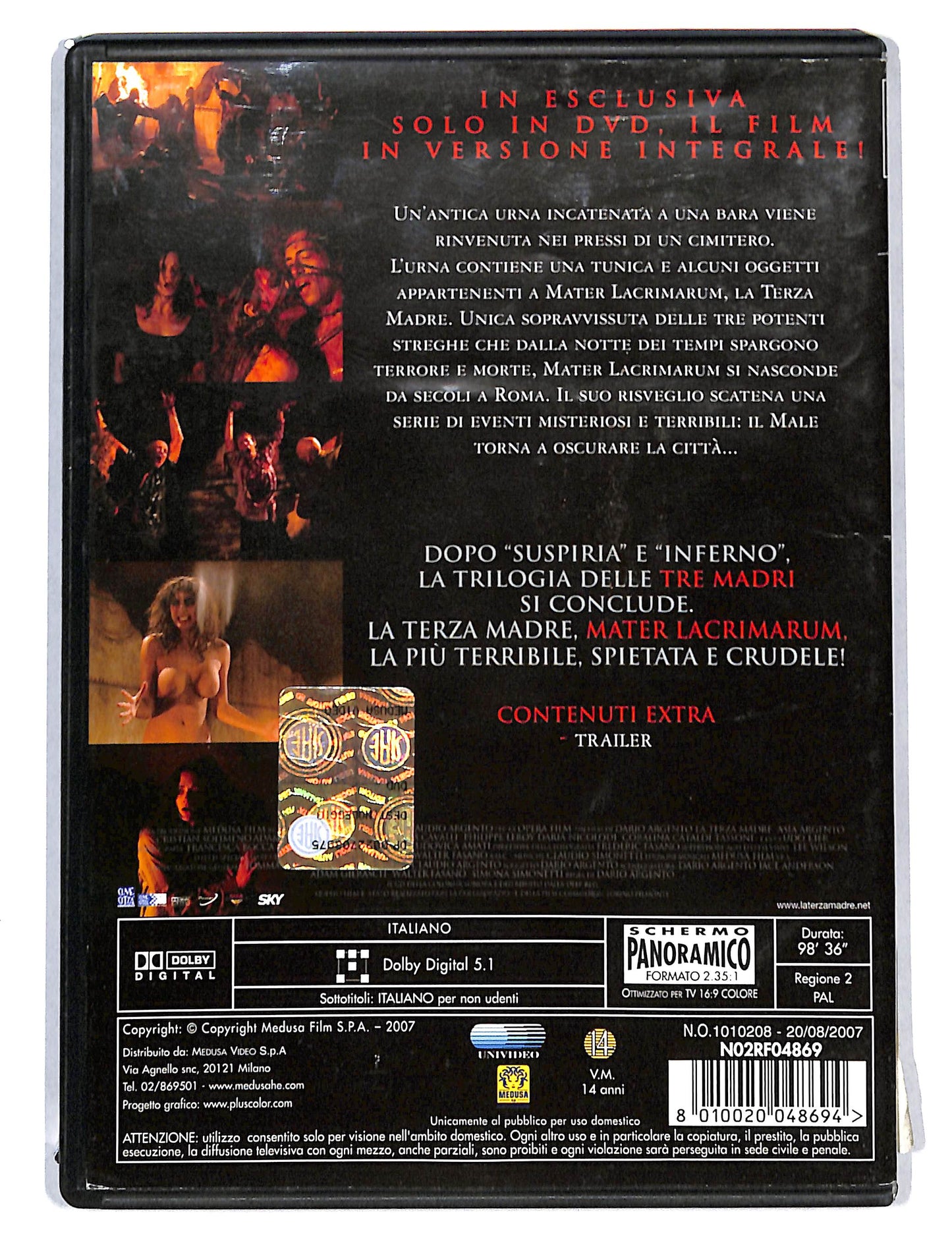 EBOND La Terza Madre NOLEGGIO DVD DB738328