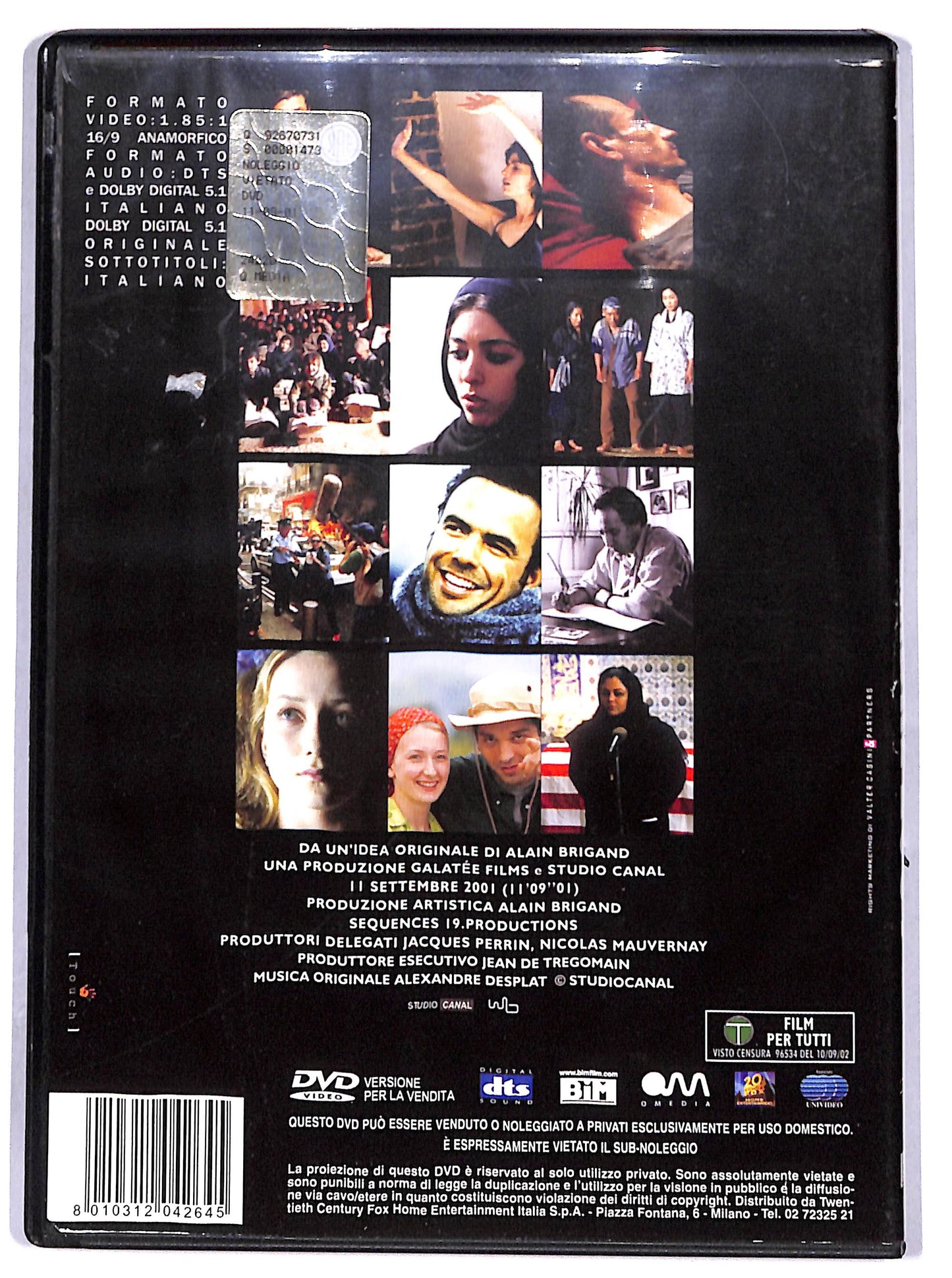 EBOND 11 settembre 2001 NOLEGGIO DVD DB738620
