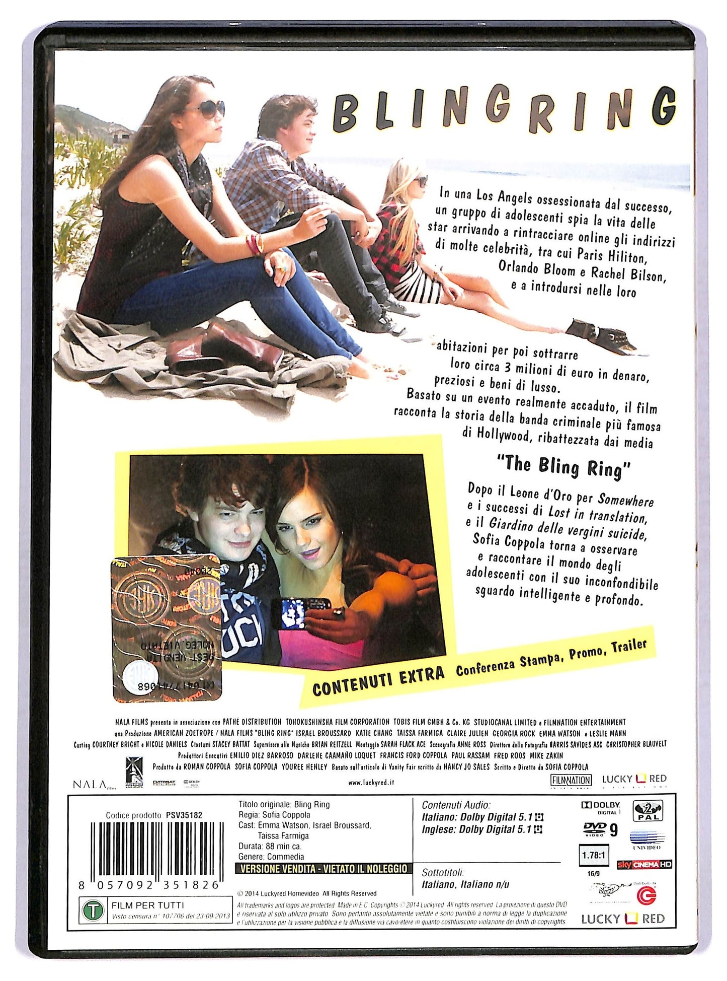 EBOND Bling Ring Noleggio NOLEGGIO DVD DB738626