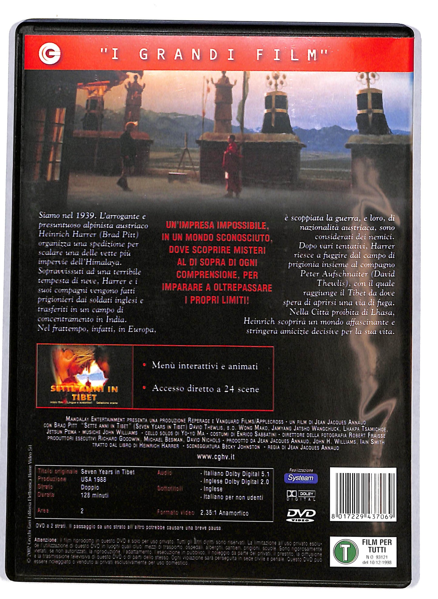 EBOND Sette anni in Tibet DVD DB738811