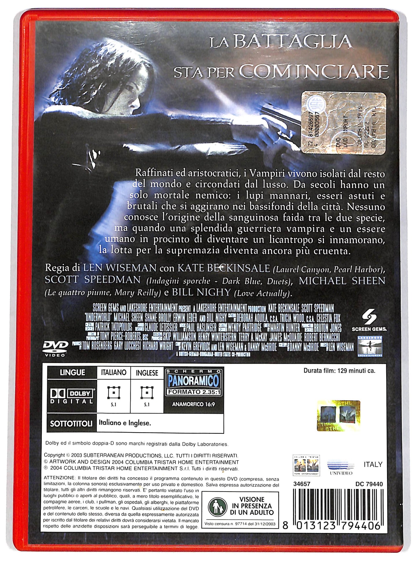 EBOND Underworld (film 2003) NOLEGGIO DVD DB739112