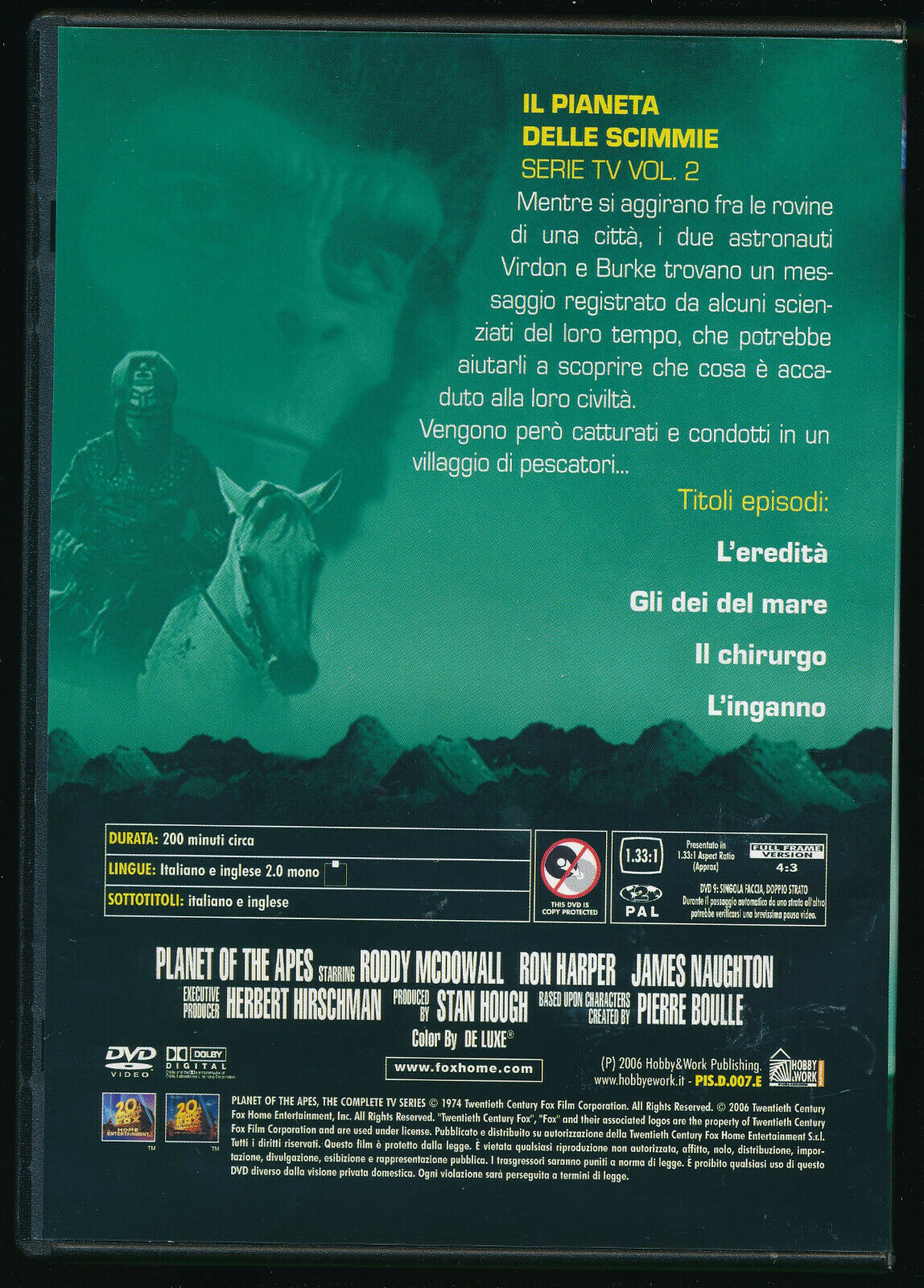 EBOND Il Pianeta Delle Scimmie Vol.2 DVD DB739122