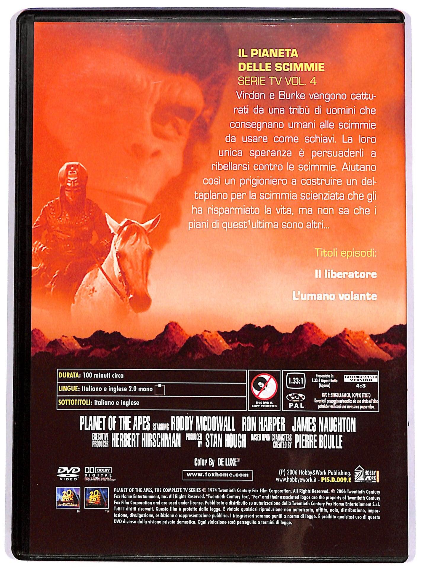EBOND Il pianeta delle scimmie - La serie TV - Volume 4 EDITORIALE DVD DB739125