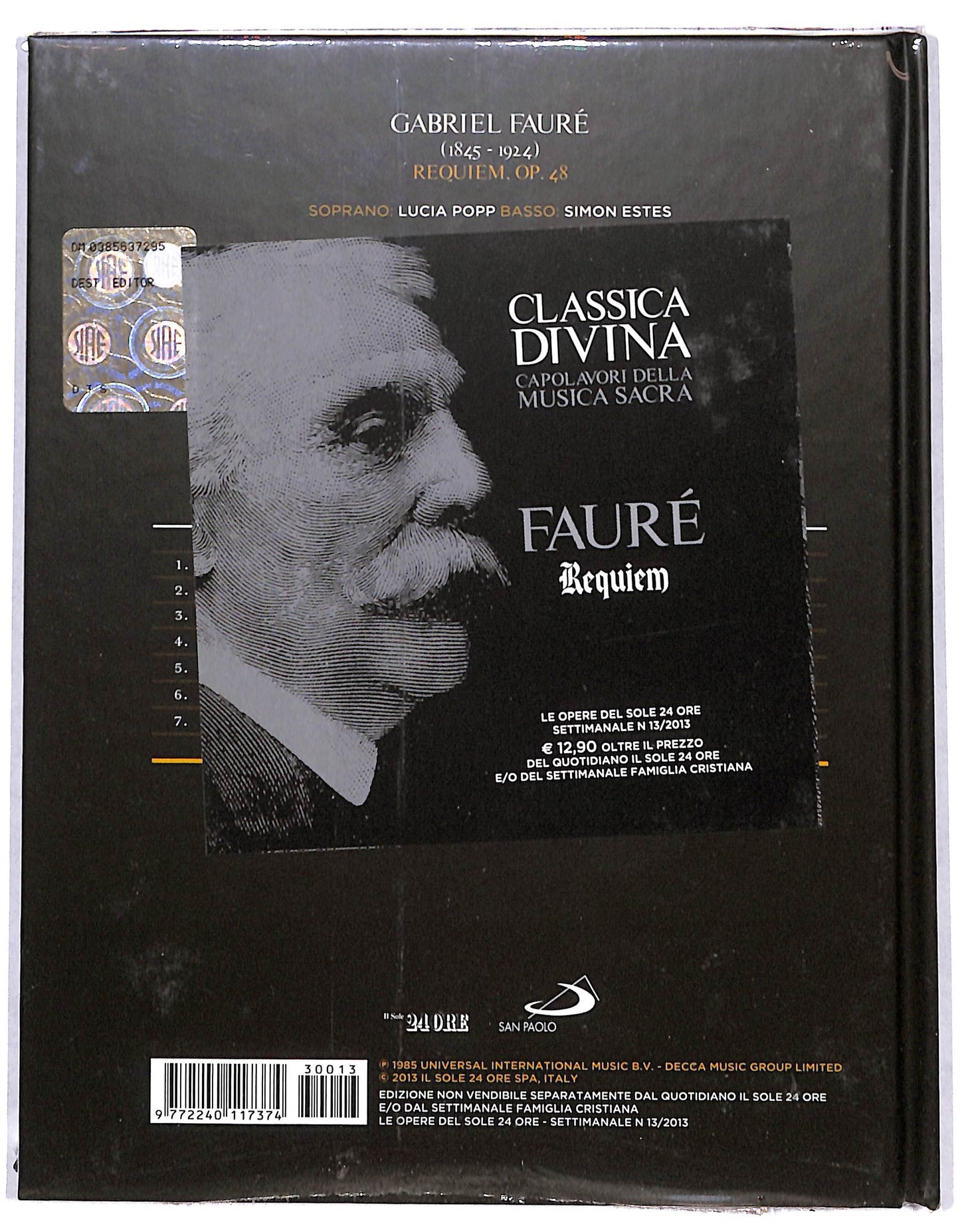 EBOND Classica Divina - Faure requiem EDITORIALE DVD DB739320
