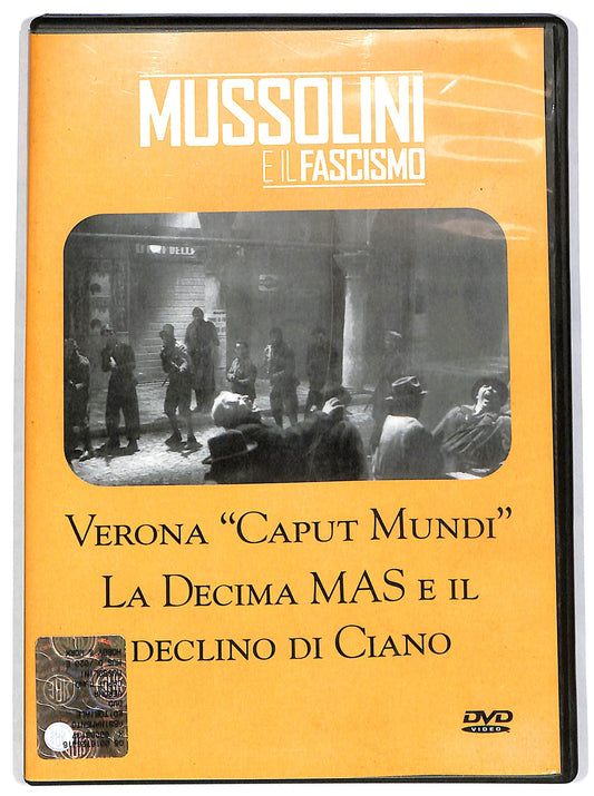 EBOND Mussolini e il Fascismo - Verona 'Caput Mundi' EDITORIALE DVD DB739502