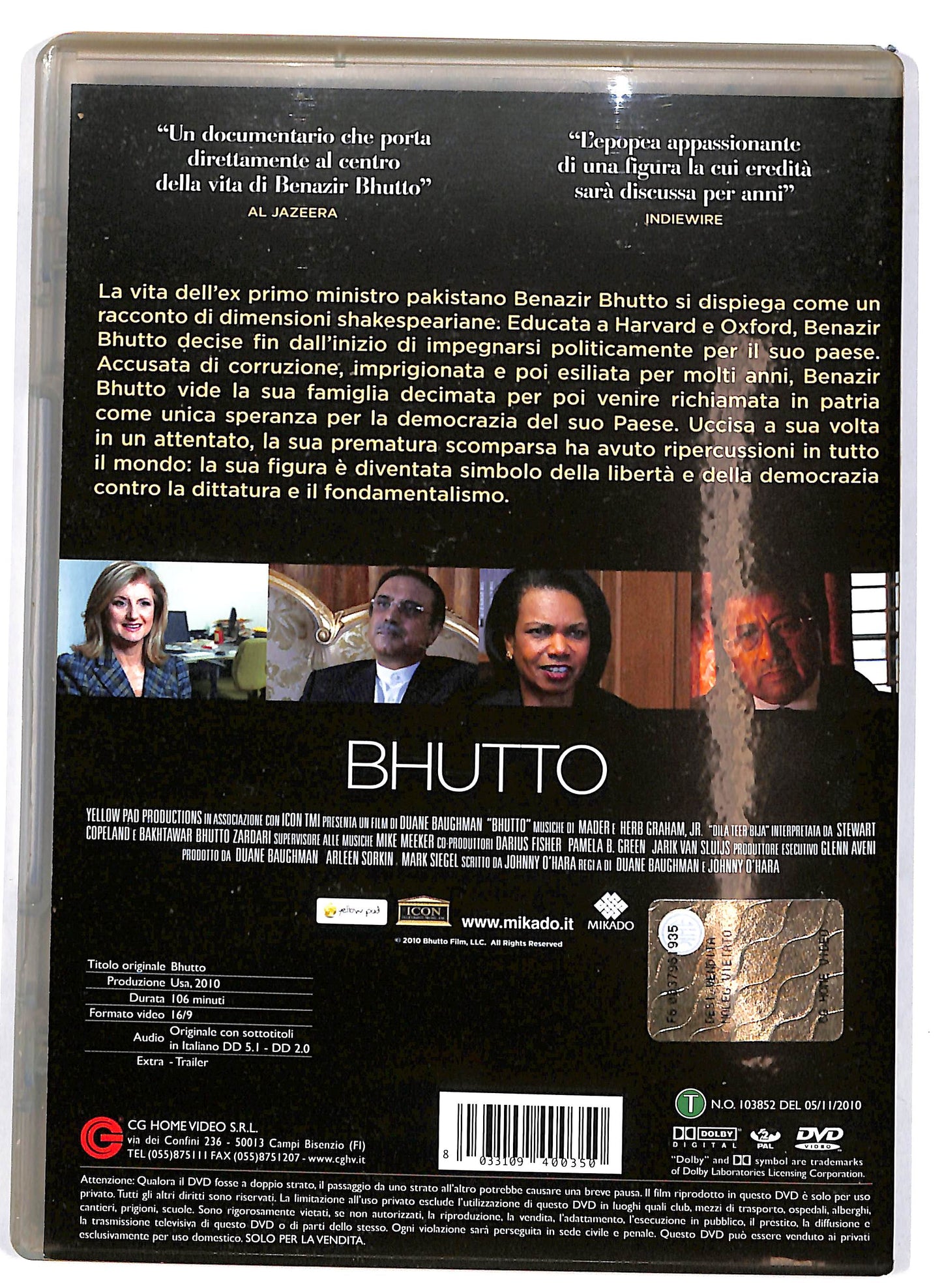 EBOND Bhutto NOLEGGIO DVD DB739503