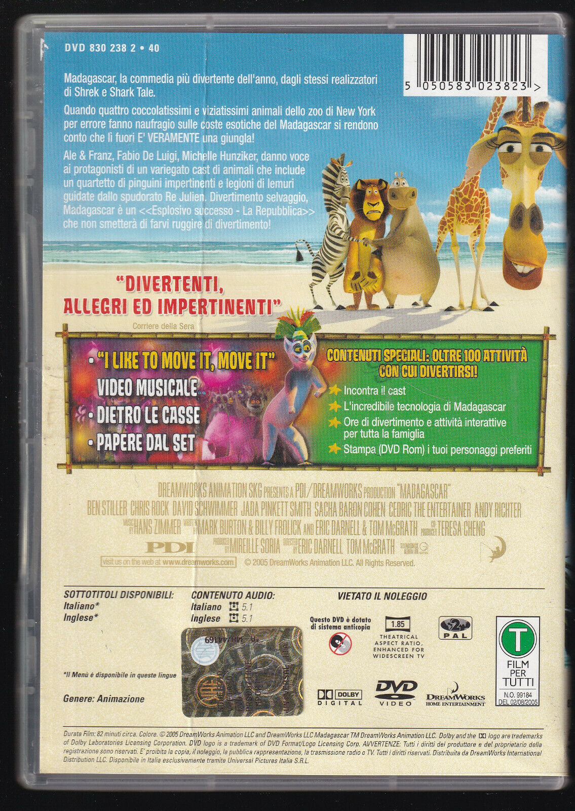 EBOND Madagascar DVD DB739551