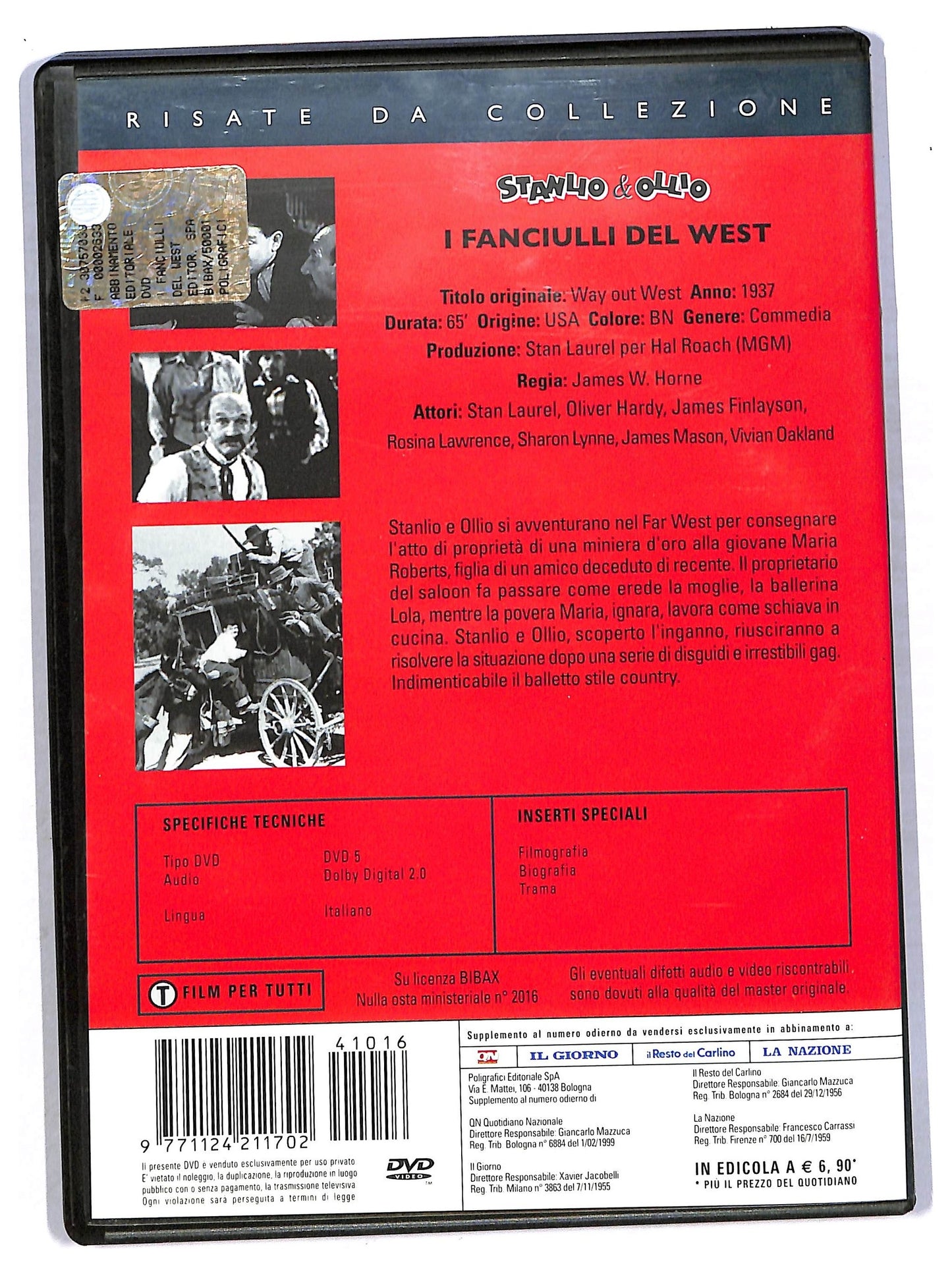 EBOND I Fanciulli Del West EDITORIALE DVD DB739921