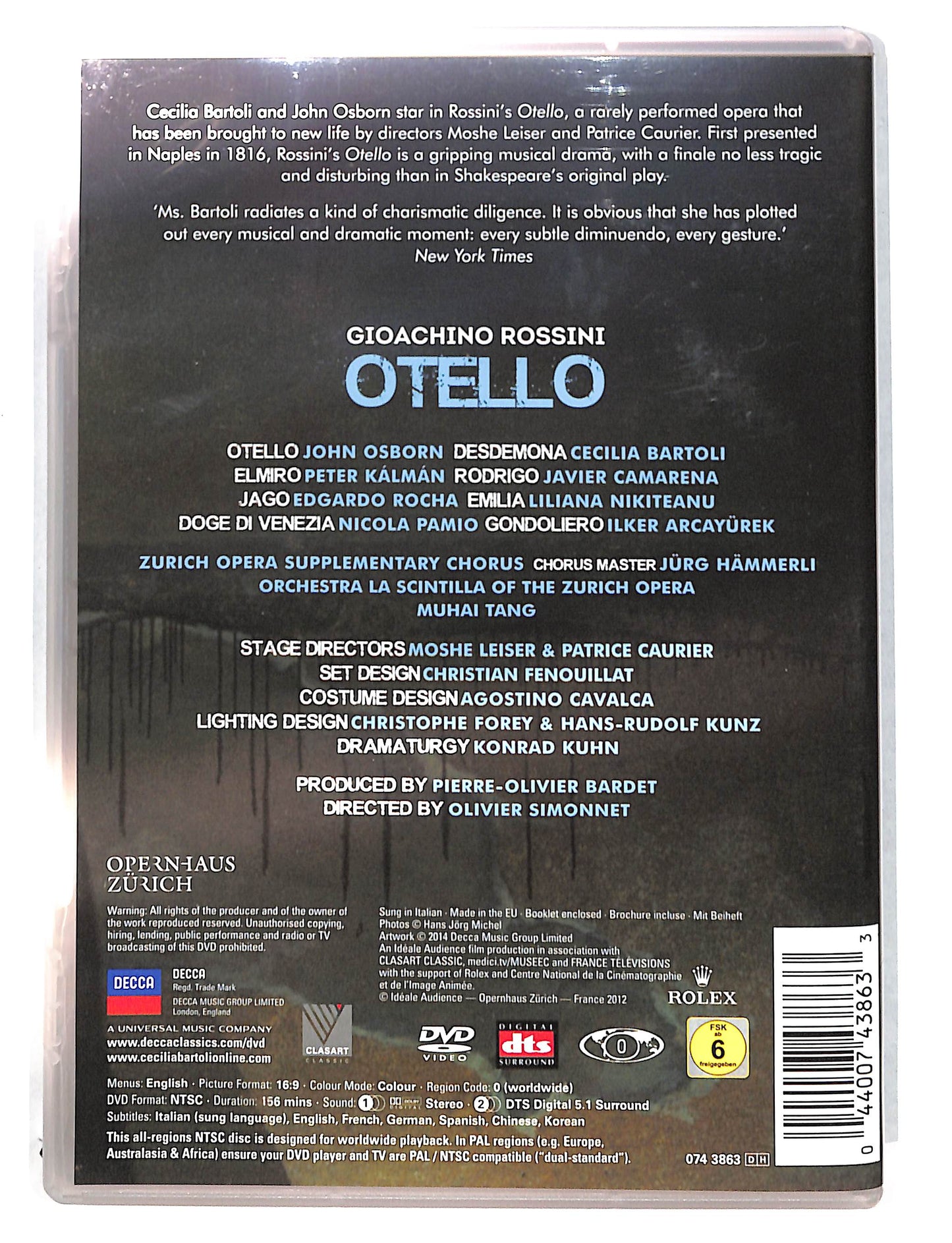 EBOND Rossini Otello Osborn Bartoli DVD DB740113