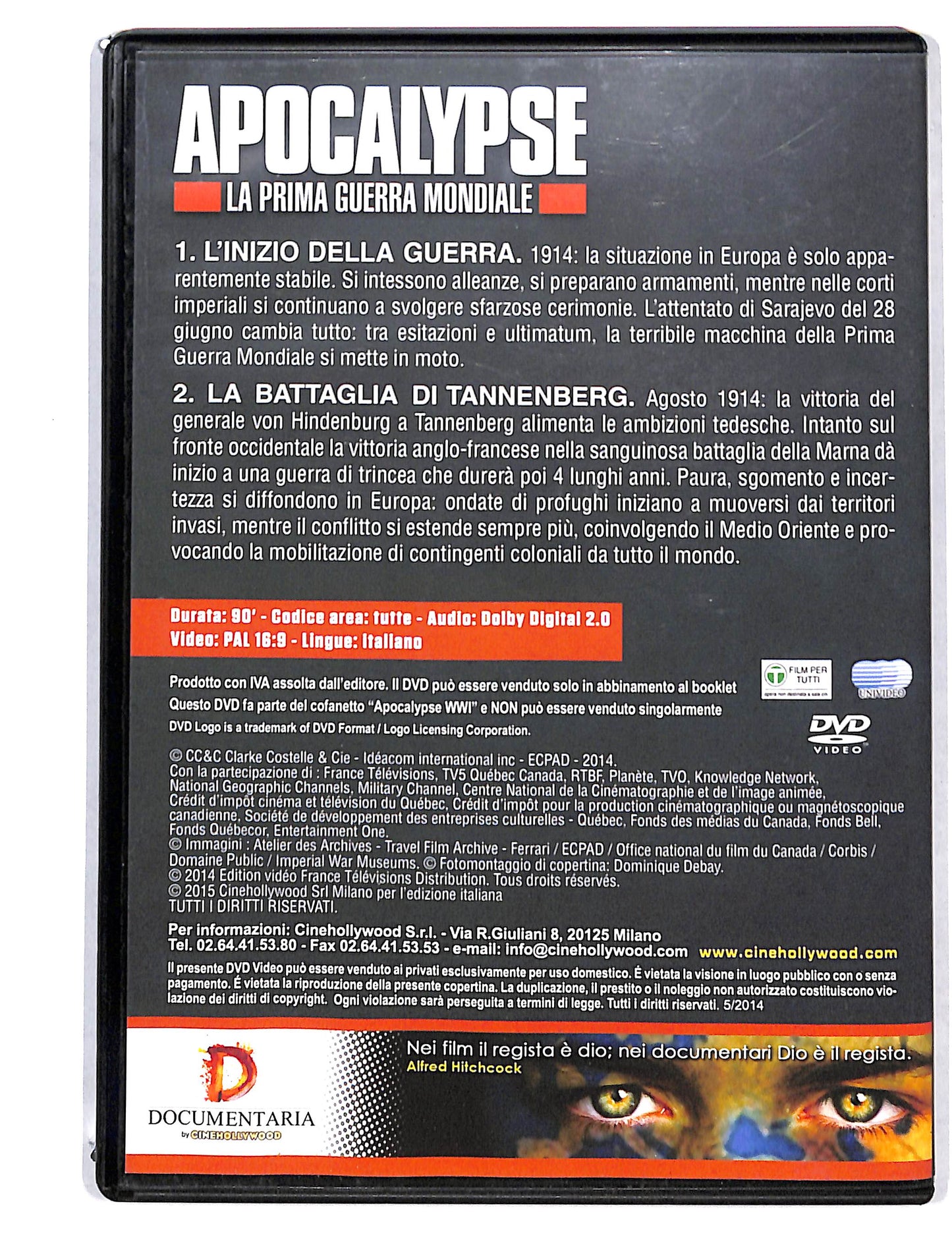EBOND Apocalypse la prima guerra mondiale vol.1 EDITORIALE DVD DB740122