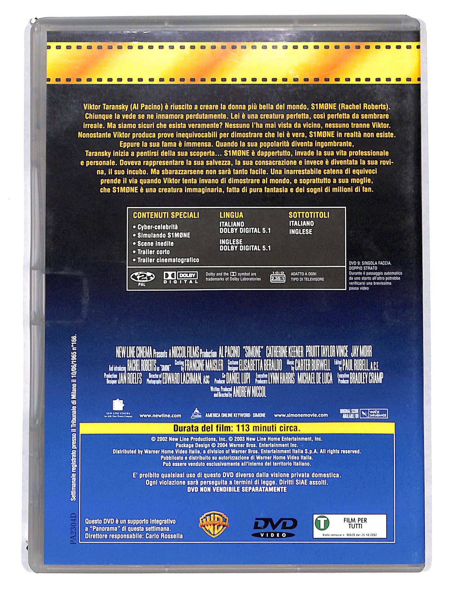 EBOND S1mone EDITORIALE DVD DB740128