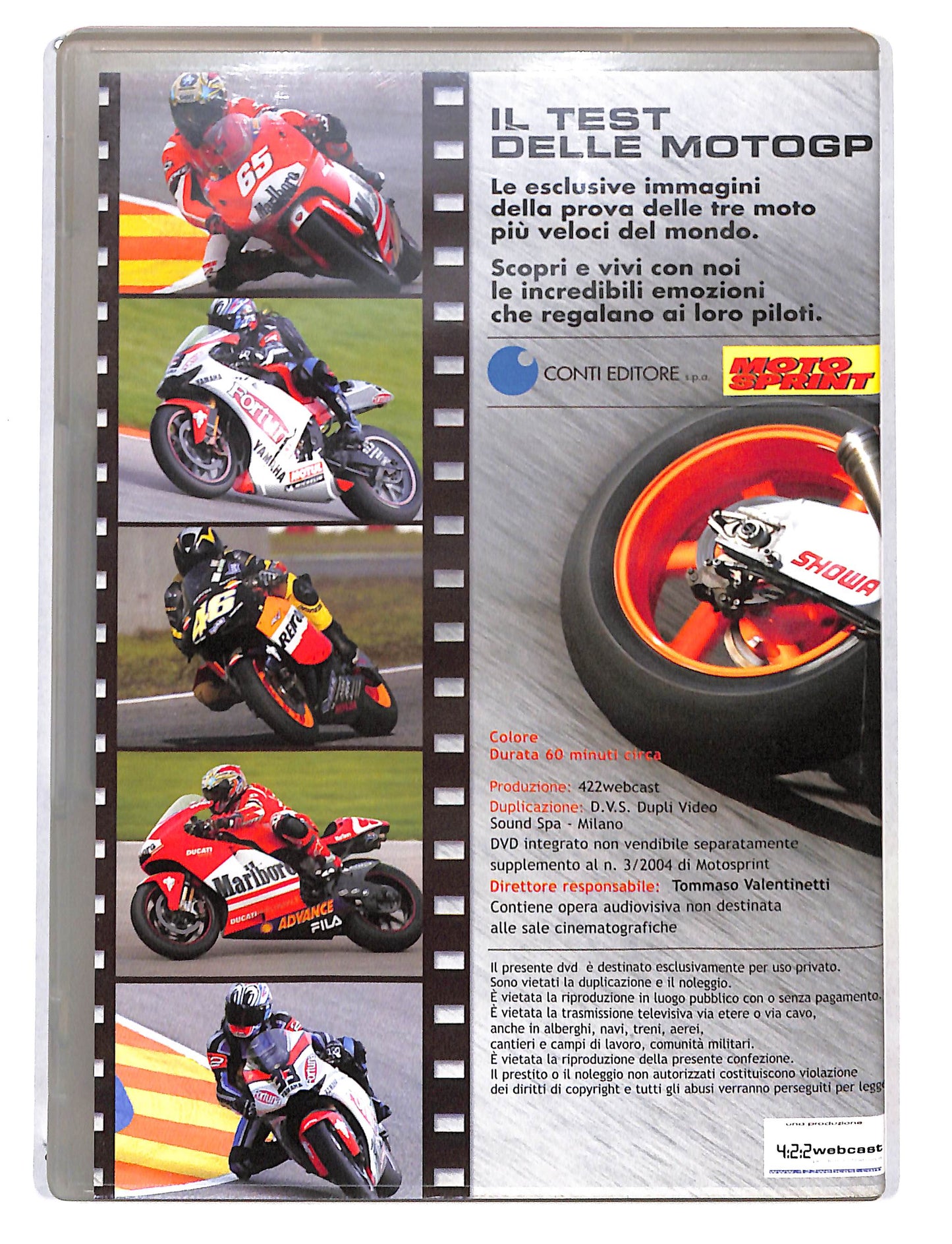 EBOND Moto Sprint il test delle motogp EDITORIALE DVD DB740131