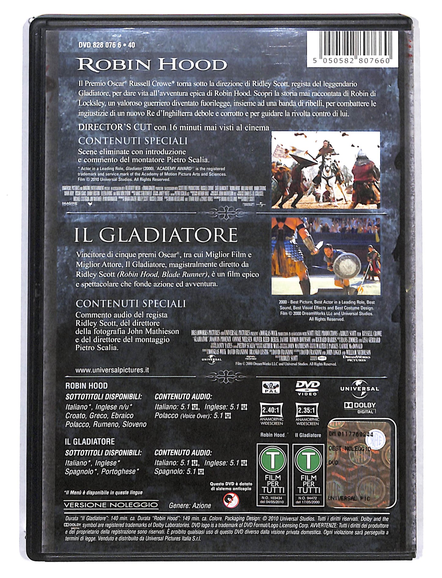 EBOND Robin Hood - IL Gladiatore Di Ridley Scott NOLEGGIO DVD DB740136