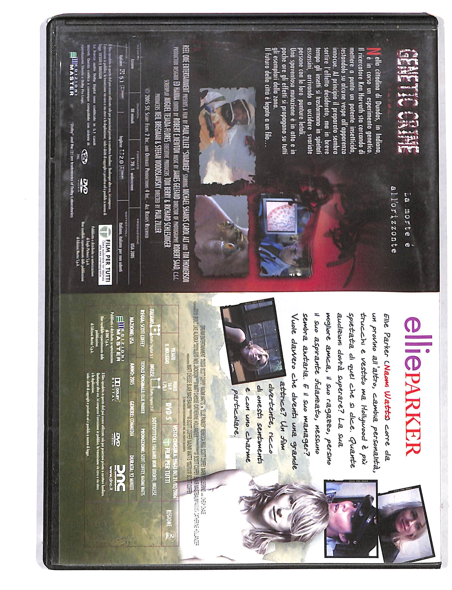 EBOND Ellie Parker - Genetic crime EDITORIALE DVD DB740138