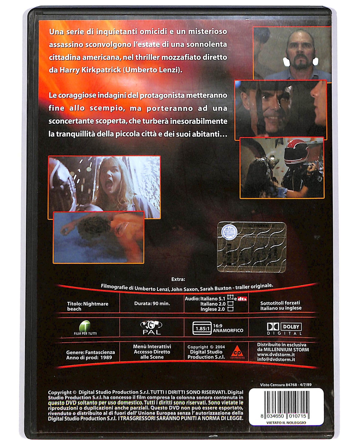 EBOND Nightmare beach - La spiaggia del terrore DVD DB740344