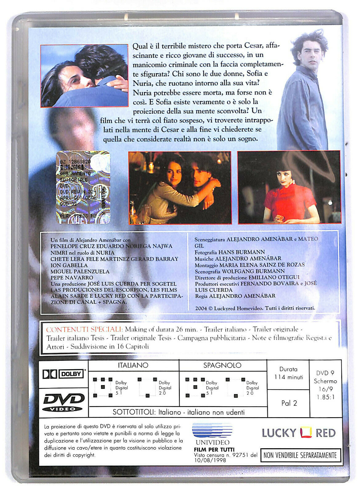 EBOND Apri Gli Occhi DVD DB740356