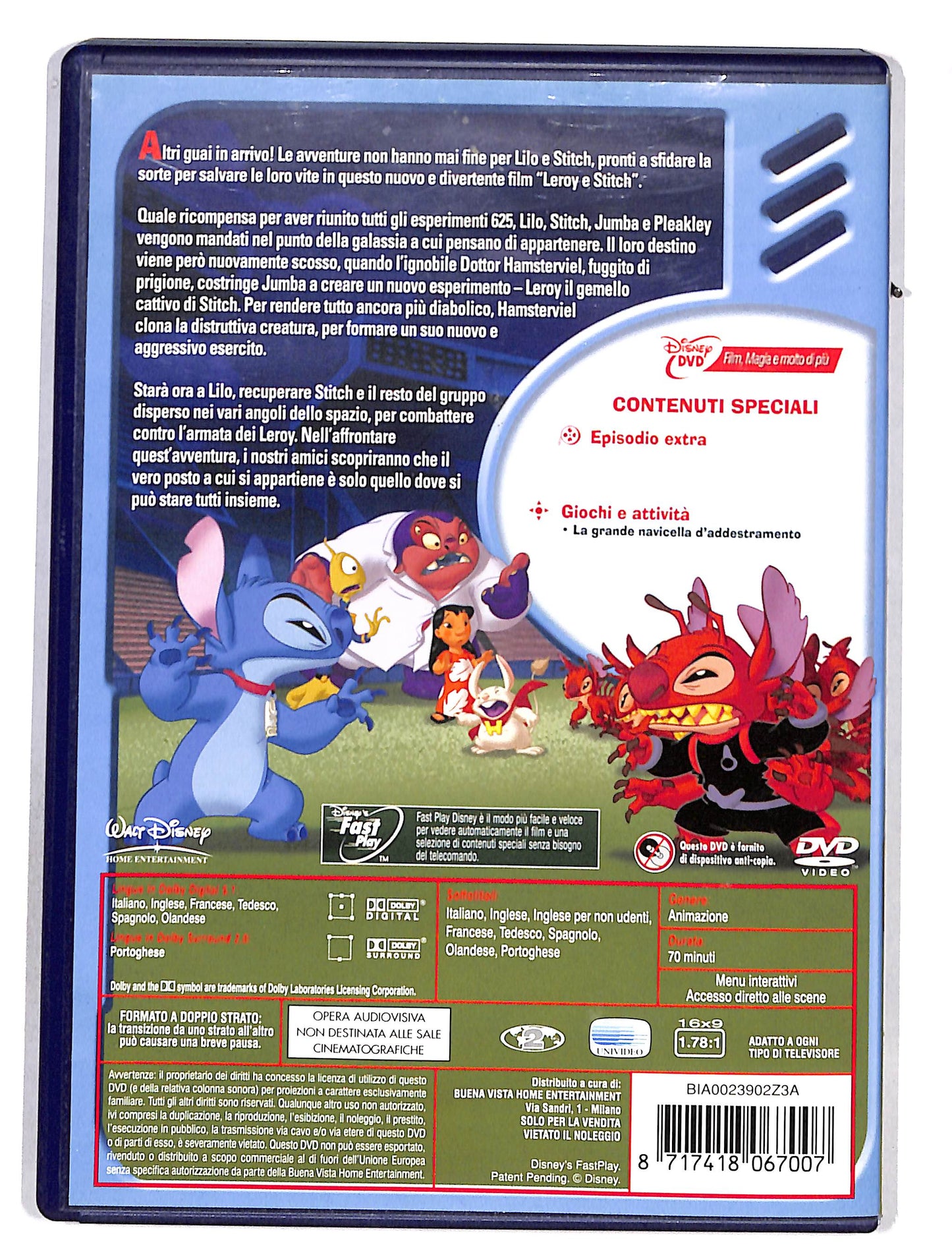 EBOND Leroy & Stitch NOLEGGIO DVD DB740811