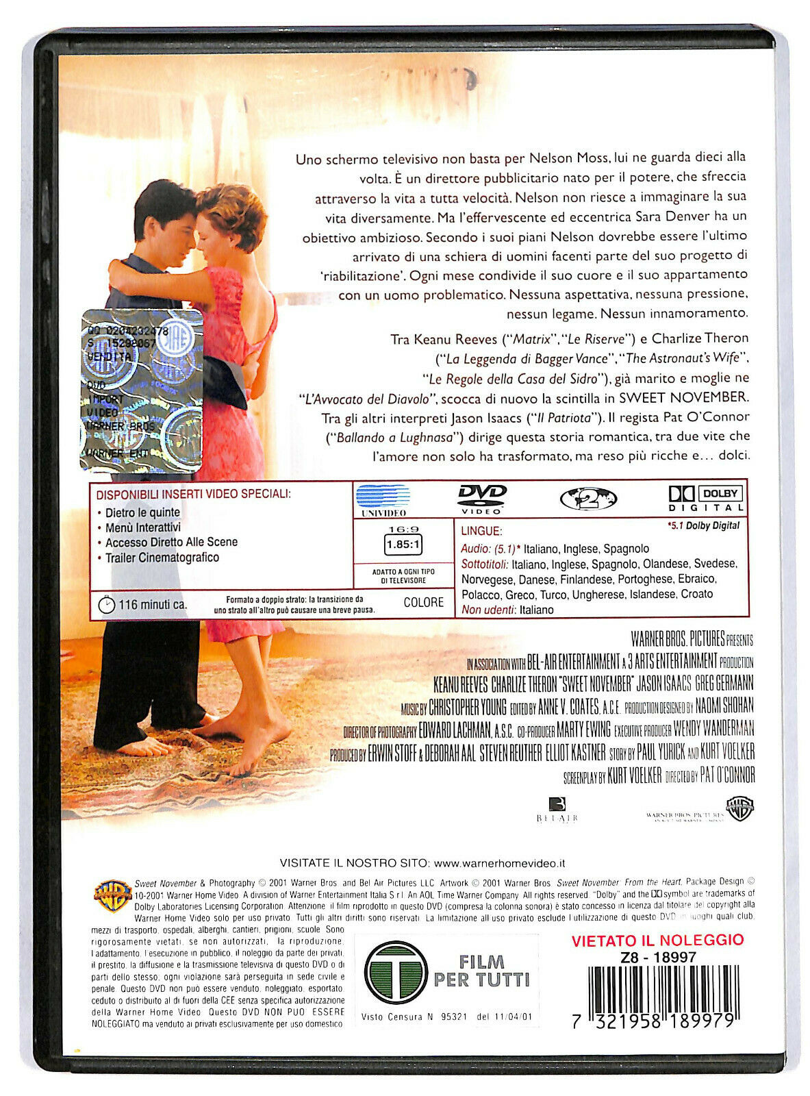 EBOND Sweet November NOLEGGIO DVD DB740851