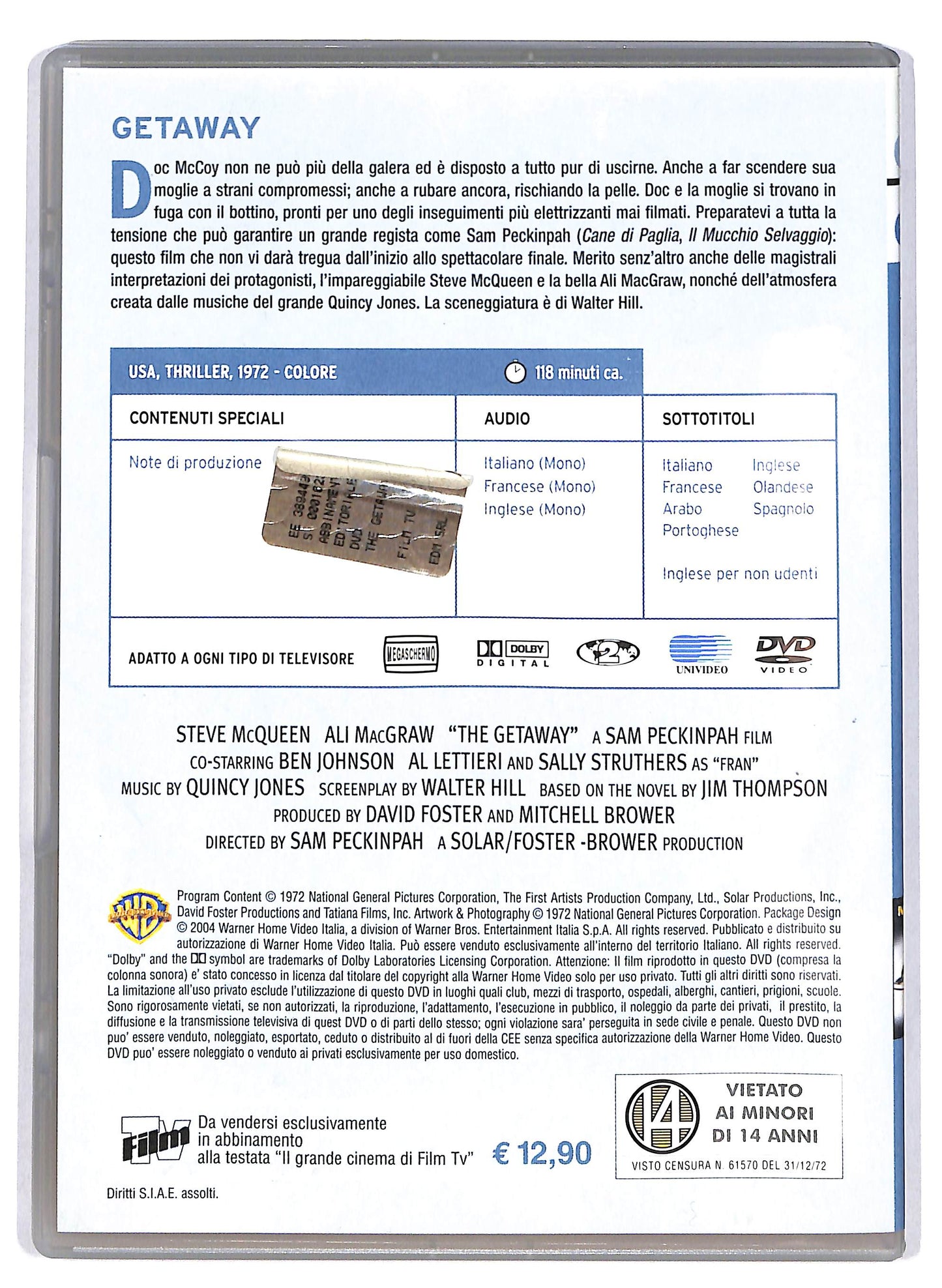 EBOND Getaway! Serie 2 Numero 2 EDITORIALE DVD DB741145