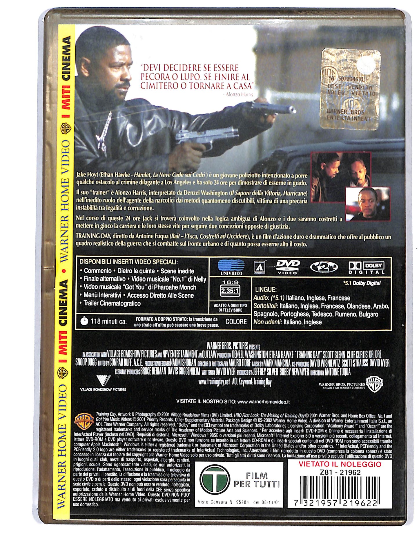 EBOND Training Day EDITORIALE DVD DB741818