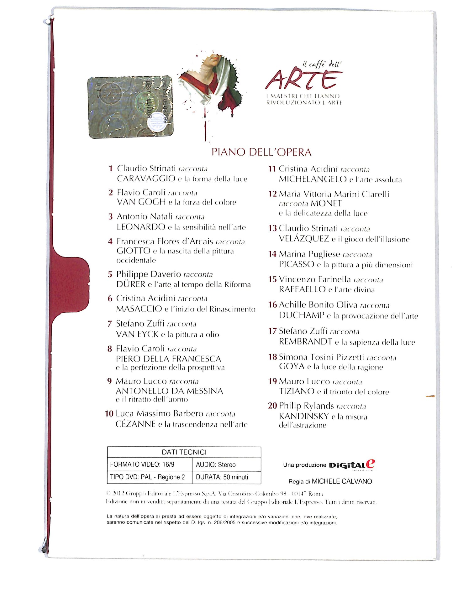 EBOND Il Caffe dell'arte vol 5 Daverio racconta Durer DVD DB741867
