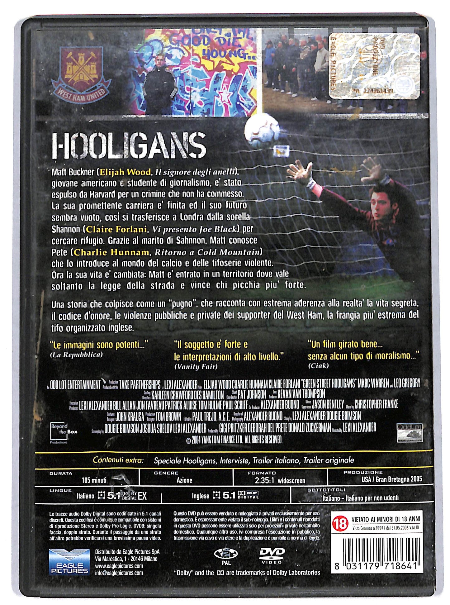 EBOND Hooligans NOLEGGIO DVD DB742101
