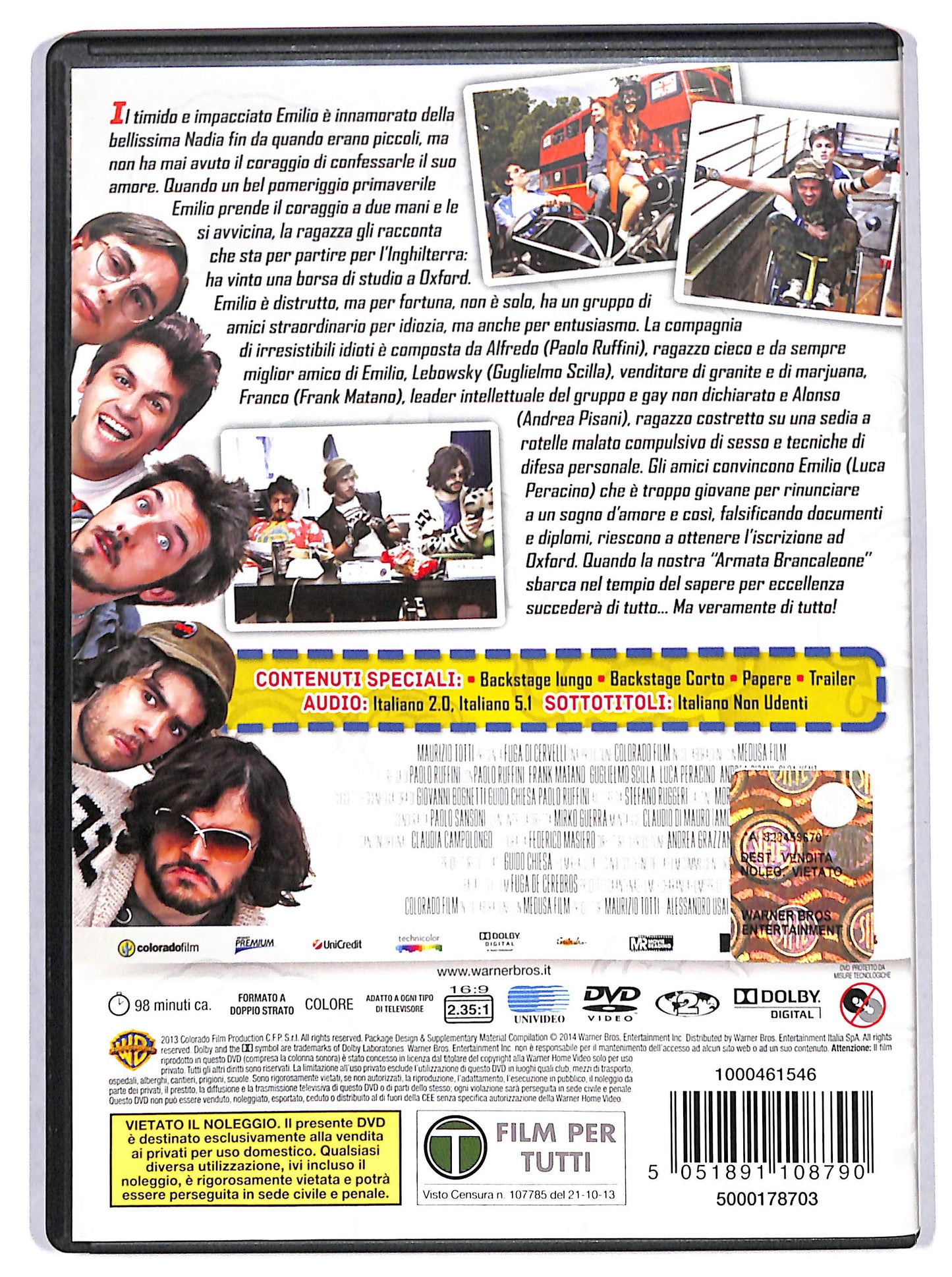 EBOND fuga di cervelli NOLEGGIO DVD DB742106