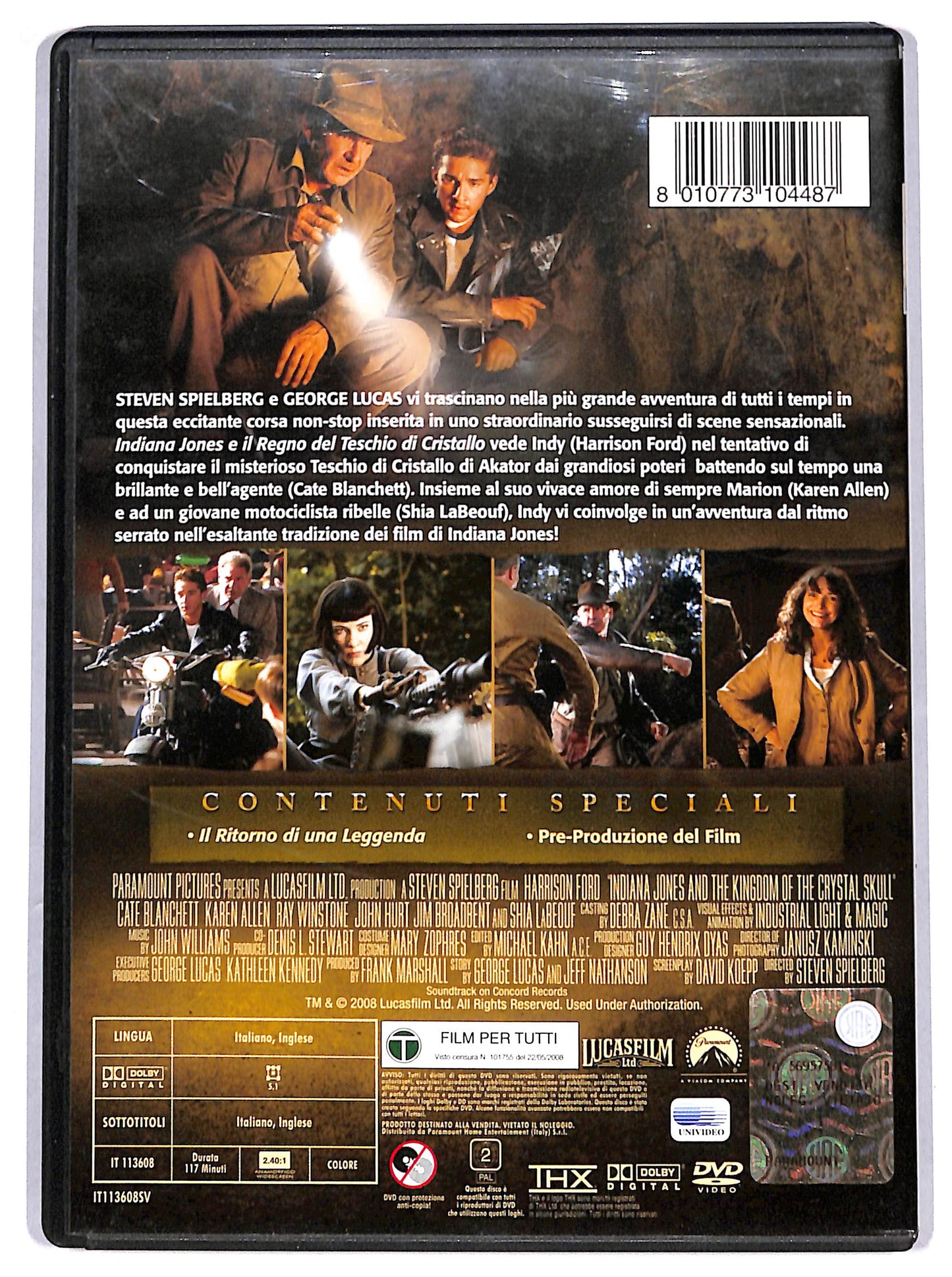 EBOND indiana jones NOLEGGIO DVD DB742109