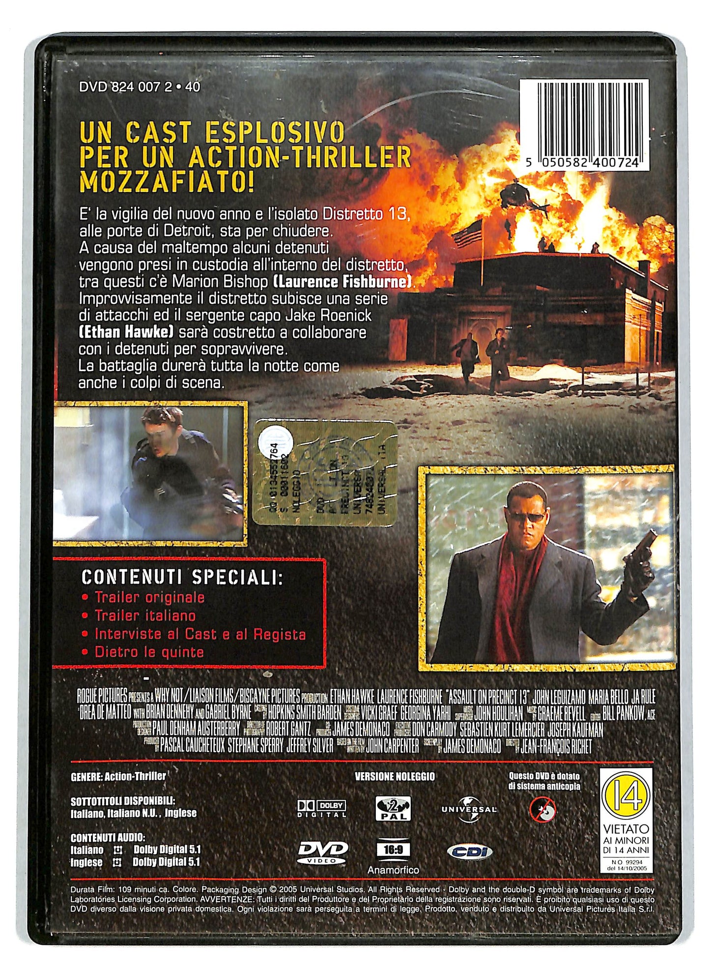 EBOND Assault on precinct 13 NOLEGGIO DVD DB742136