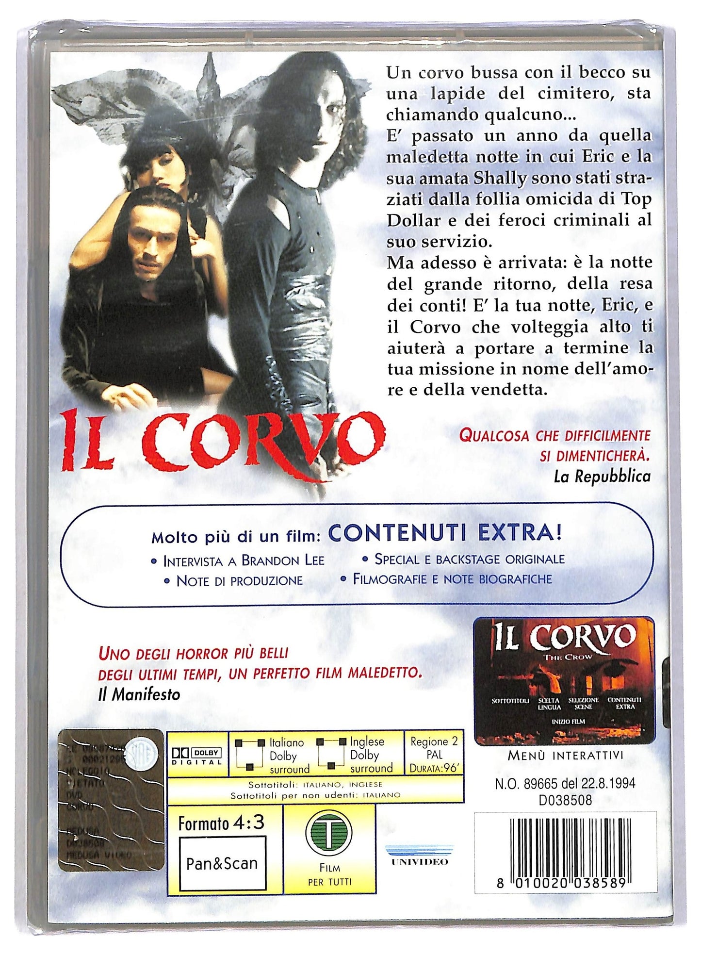 EBOND Il corvo - The Crow DVD DB742327