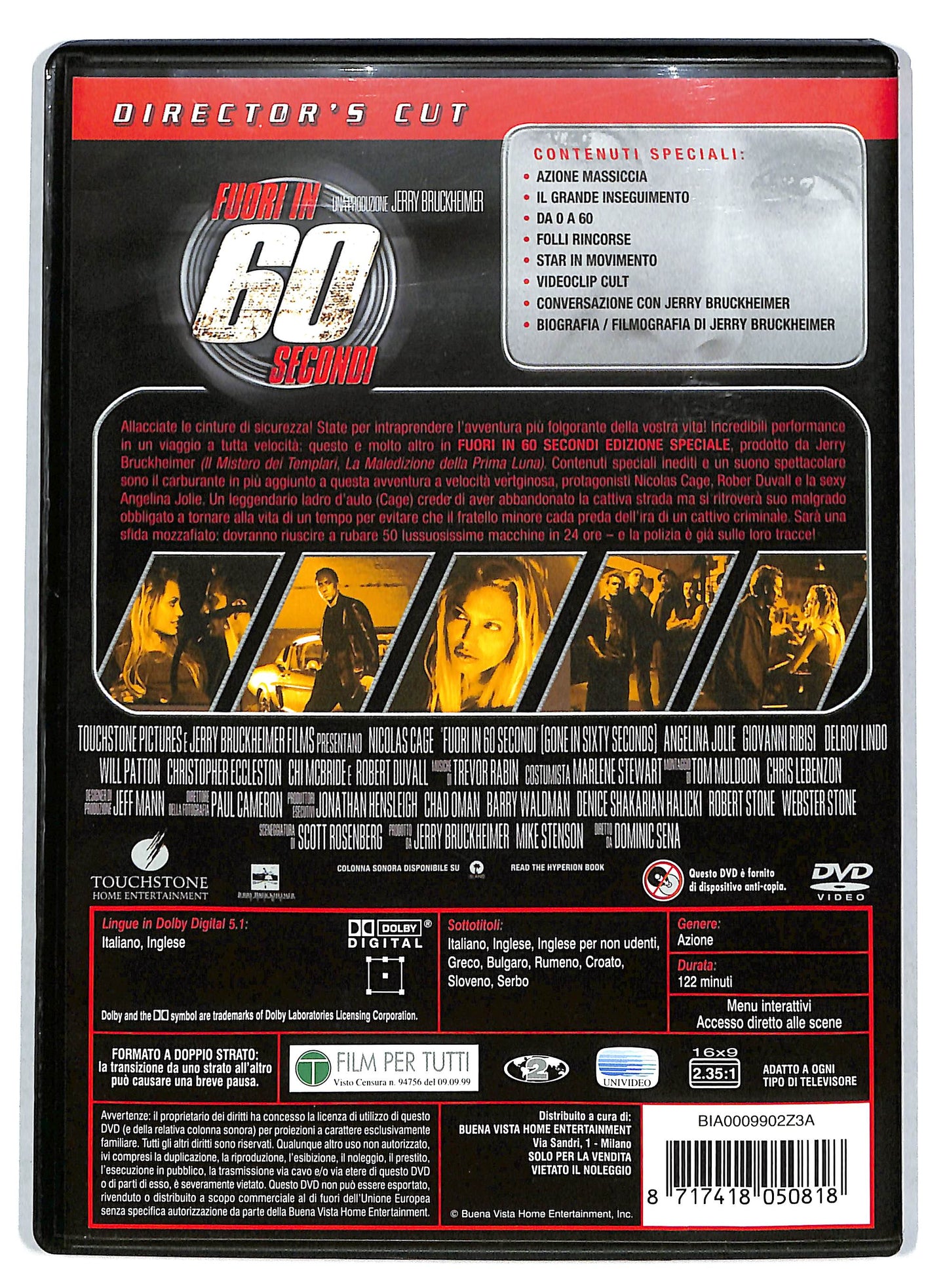 EBOND fuori in 60 secondi DVD DB742341