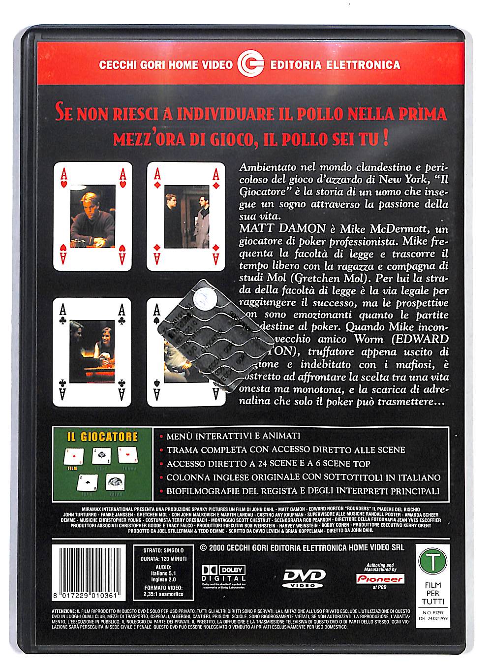 EBOND Il giocatore DVD DB742353