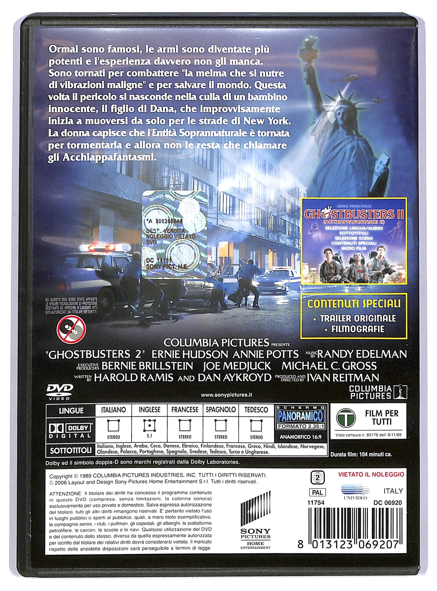 EBOND Ghostbusters II DVD DB742408