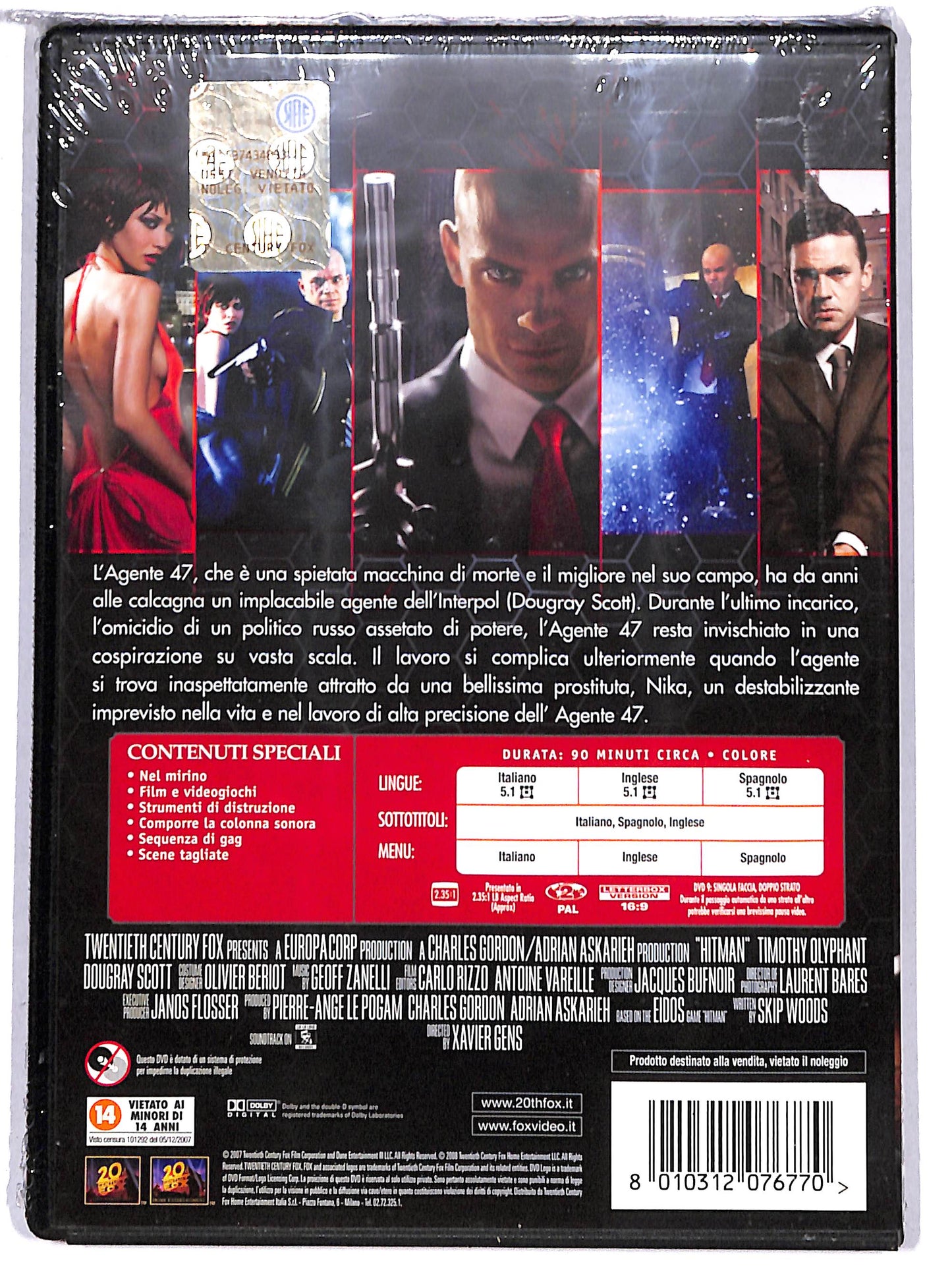 EBOND hitman - l'assassino DVD DB742445