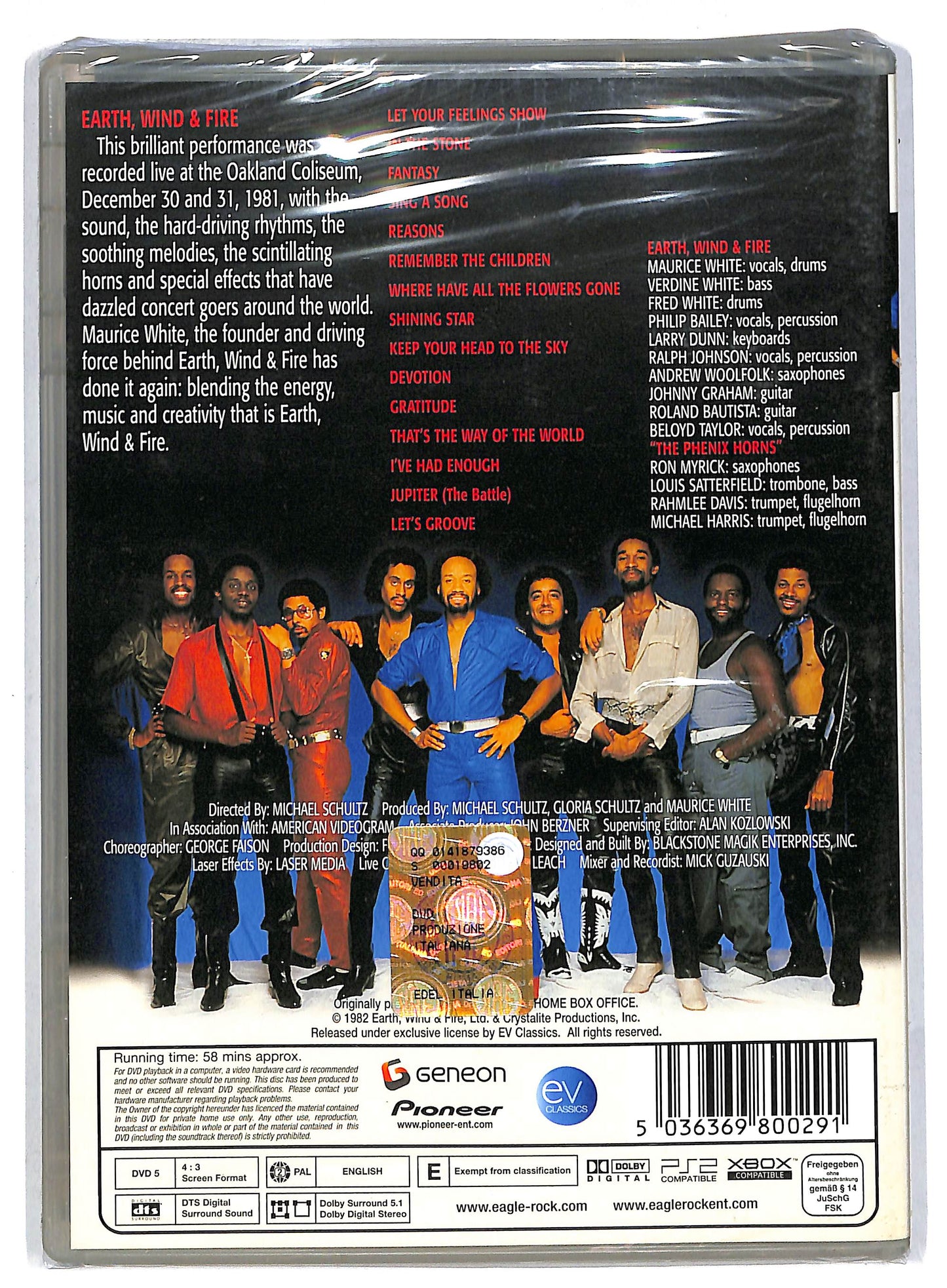 EBOND Earth, Wind & Fire - In Concert DVD DB742621