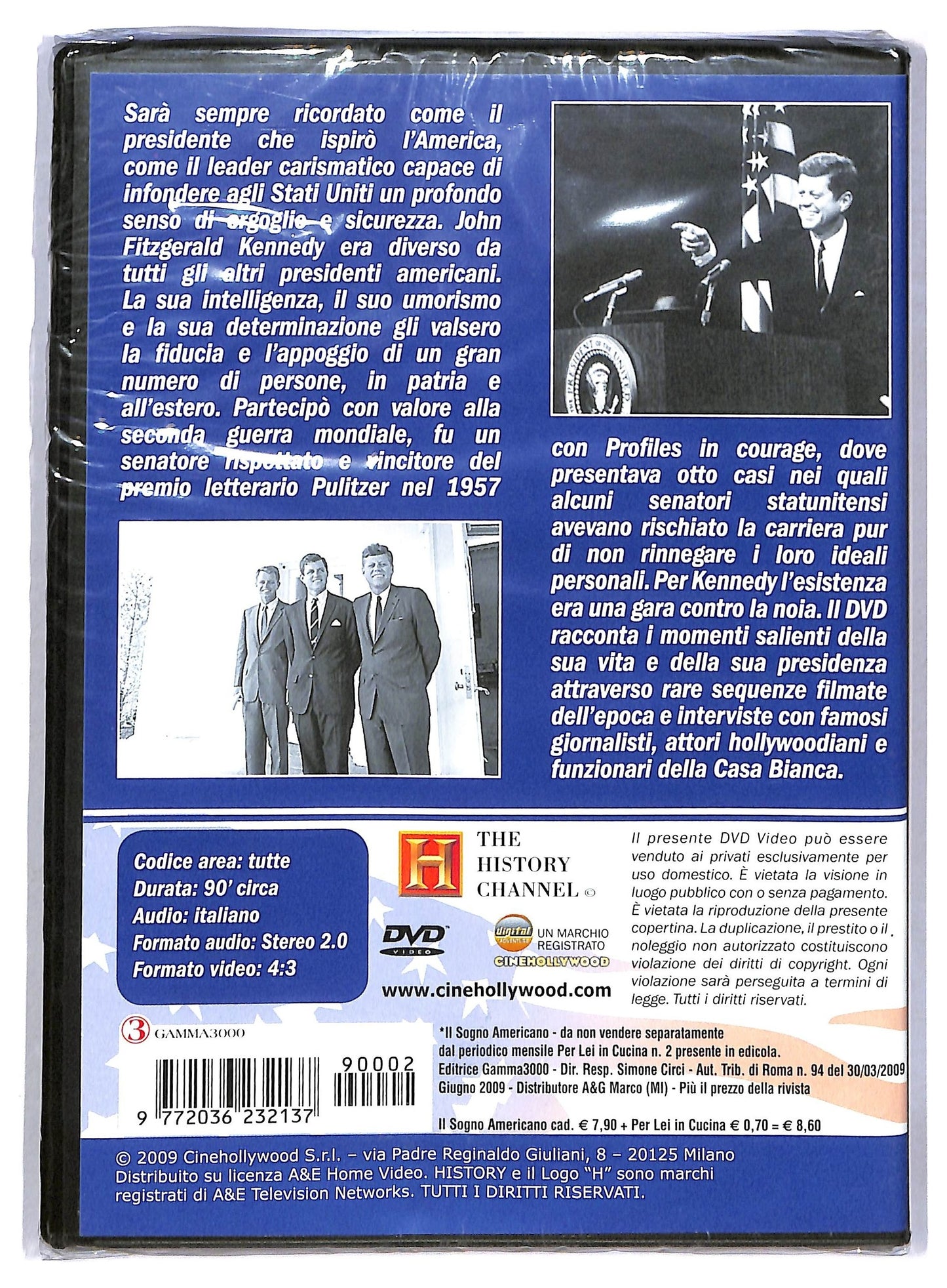 EBOND IL Sogno Americano - J.F. Kennedy EDITORIALE DVD DB742624
