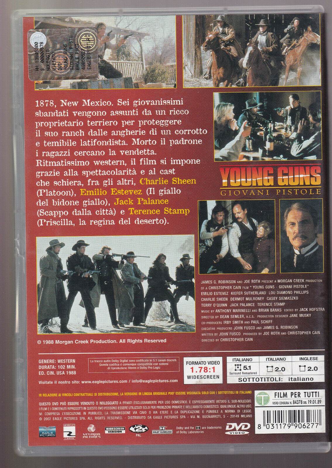 EBOND Young Guns DVD DB742630