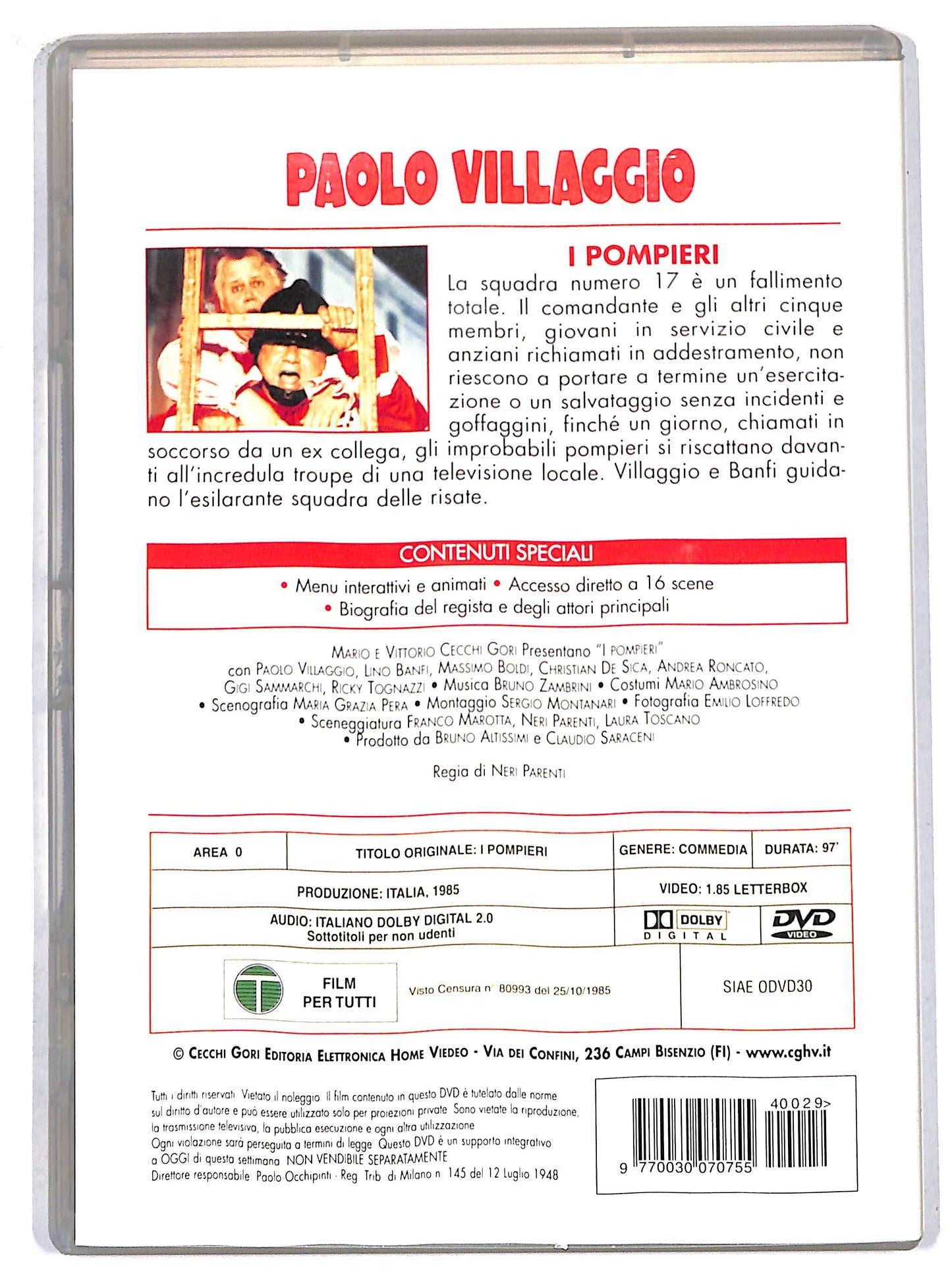 EBOND I pompieri EDITORIALE DVD DB742633