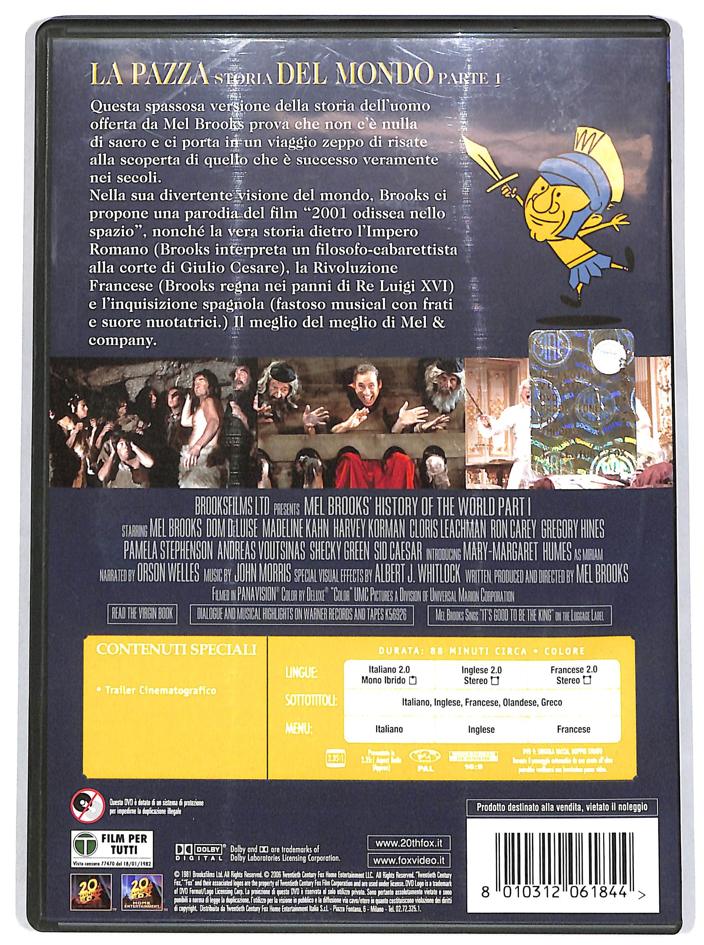 EBOND La pazza storia del mondo Parte 1 DVD DB742649