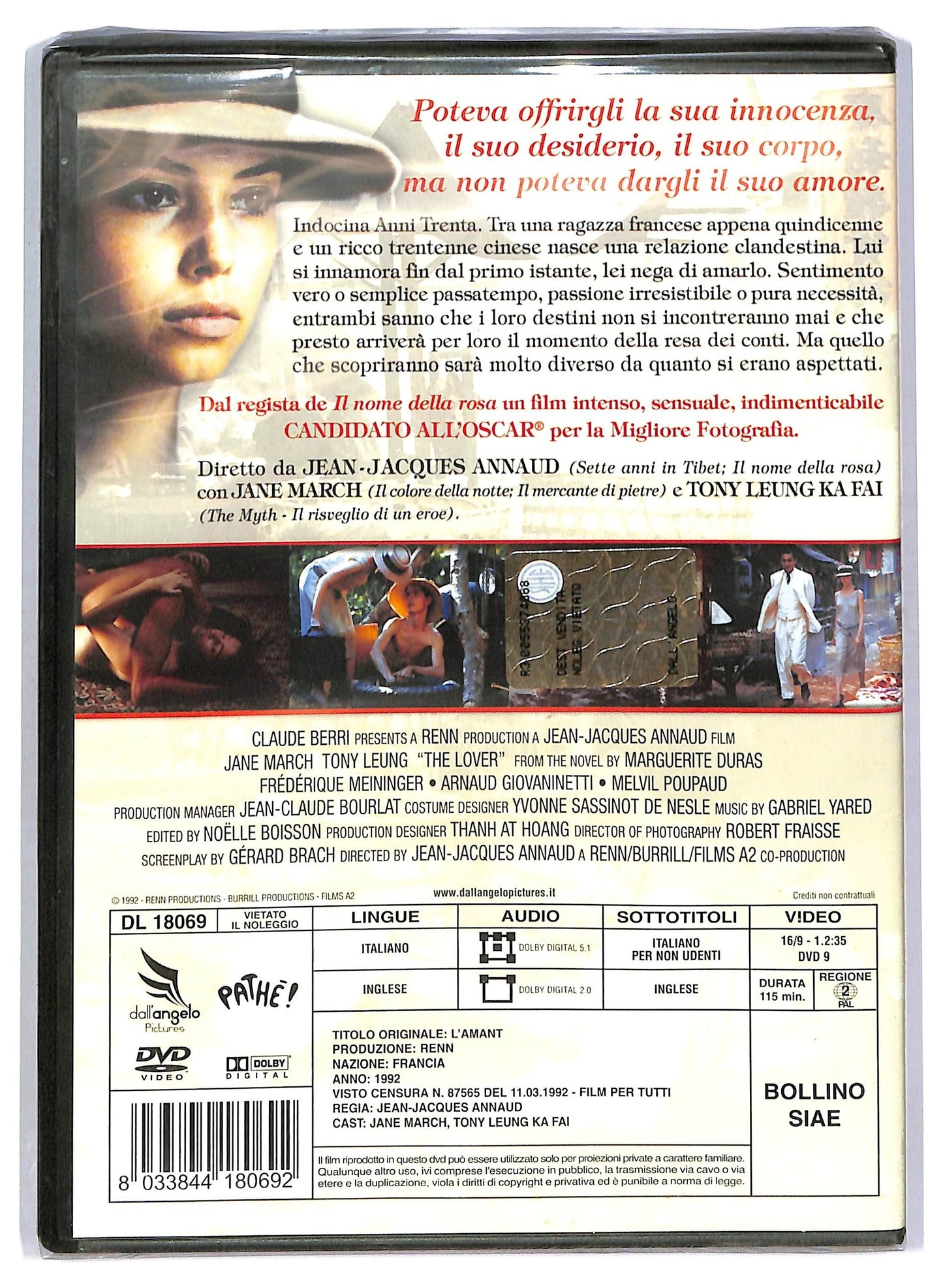 EBOND L'amante (film 1992) DVD DB743113