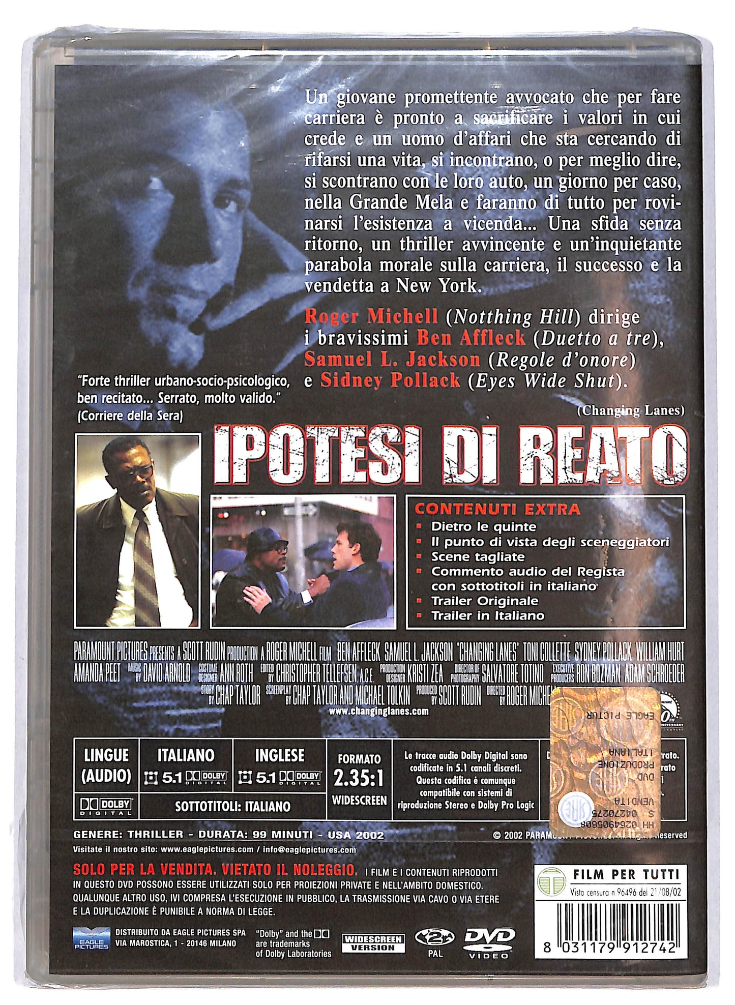 EBOND Ipotesi di reato DVD DB743127