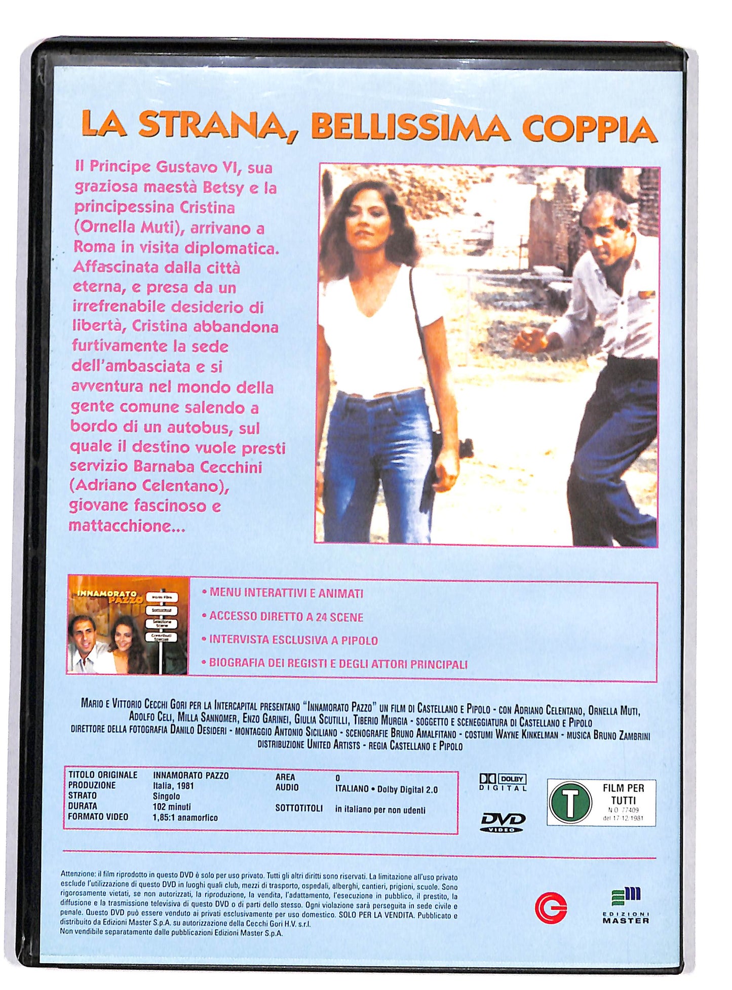EBOND Innamorato pazzo - Celentano collection EDITORIALE DVD DB743422