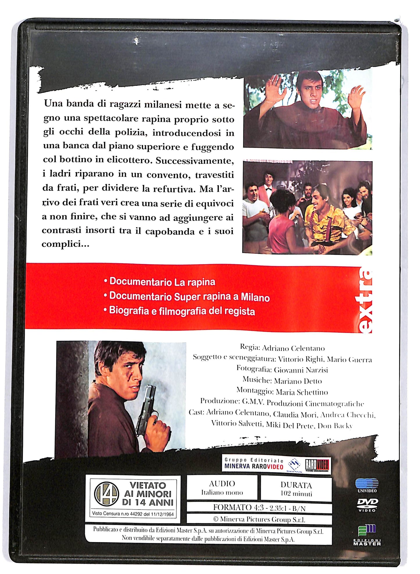 EBOND Celentano Collection - Super rapina a Milano EDITORIALE DVD DB743427