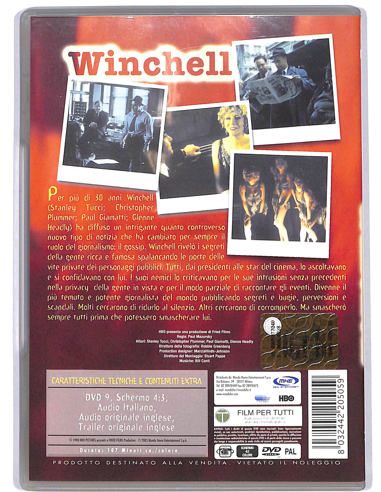 EBOND Winchell la vera storia dell'uomo che ha inventato il gossip DVD DB743444
