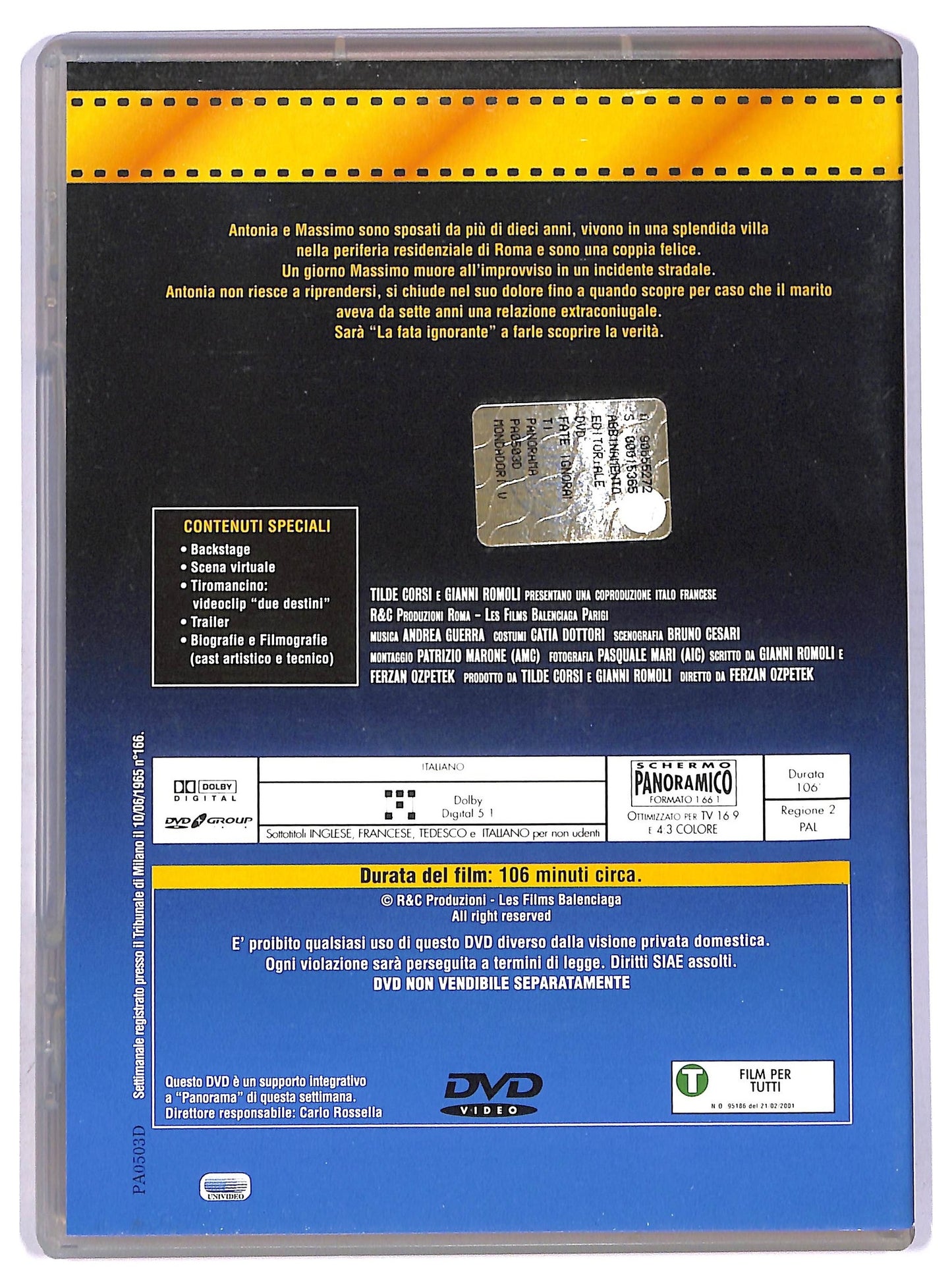 EBOND Le fate ignoranti EDITORIALE DVD DB743453