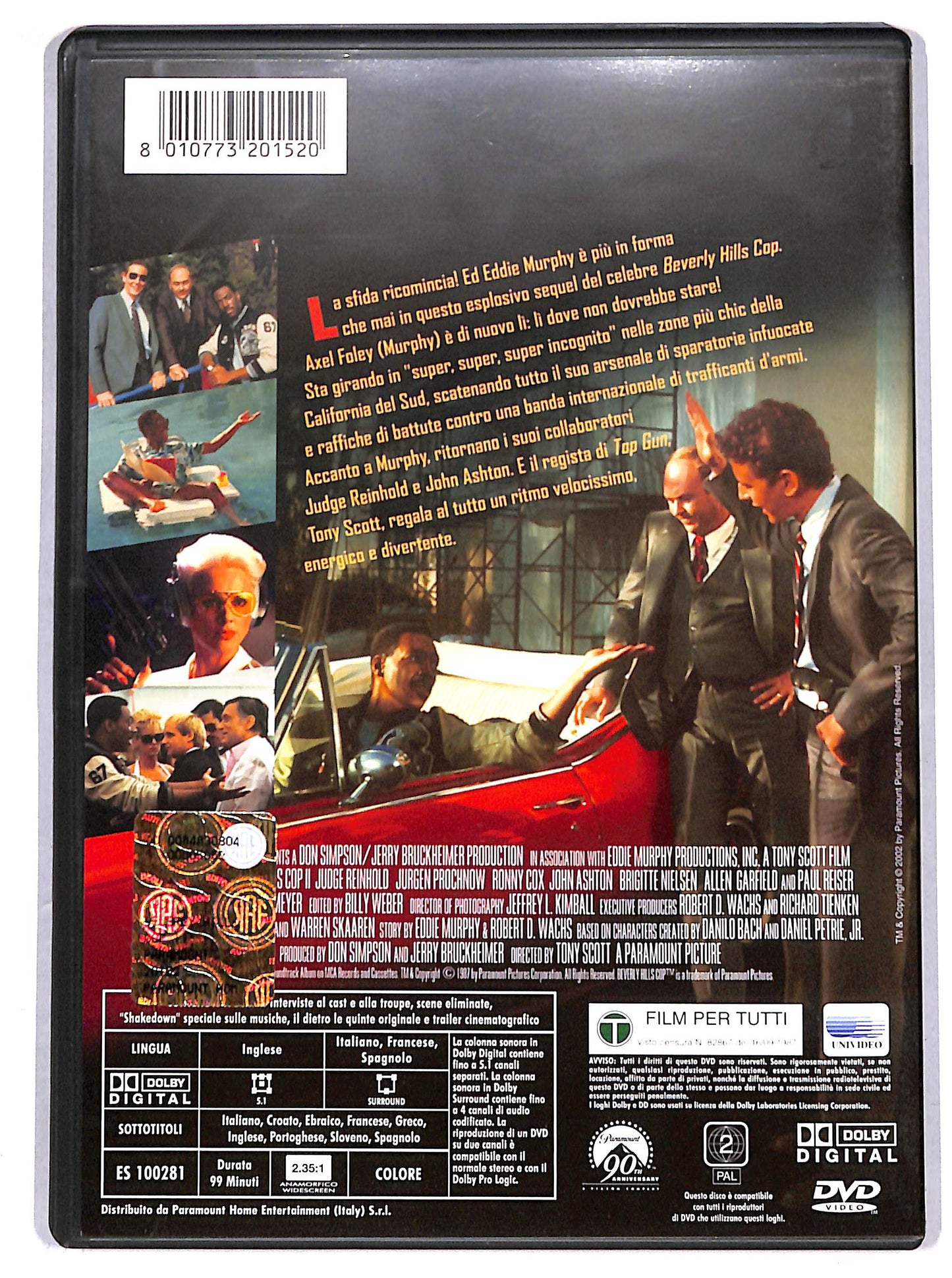 EBOND Beverly Hills Cop II - Un piedipiatti a Beverly Hills II DVD DB743460