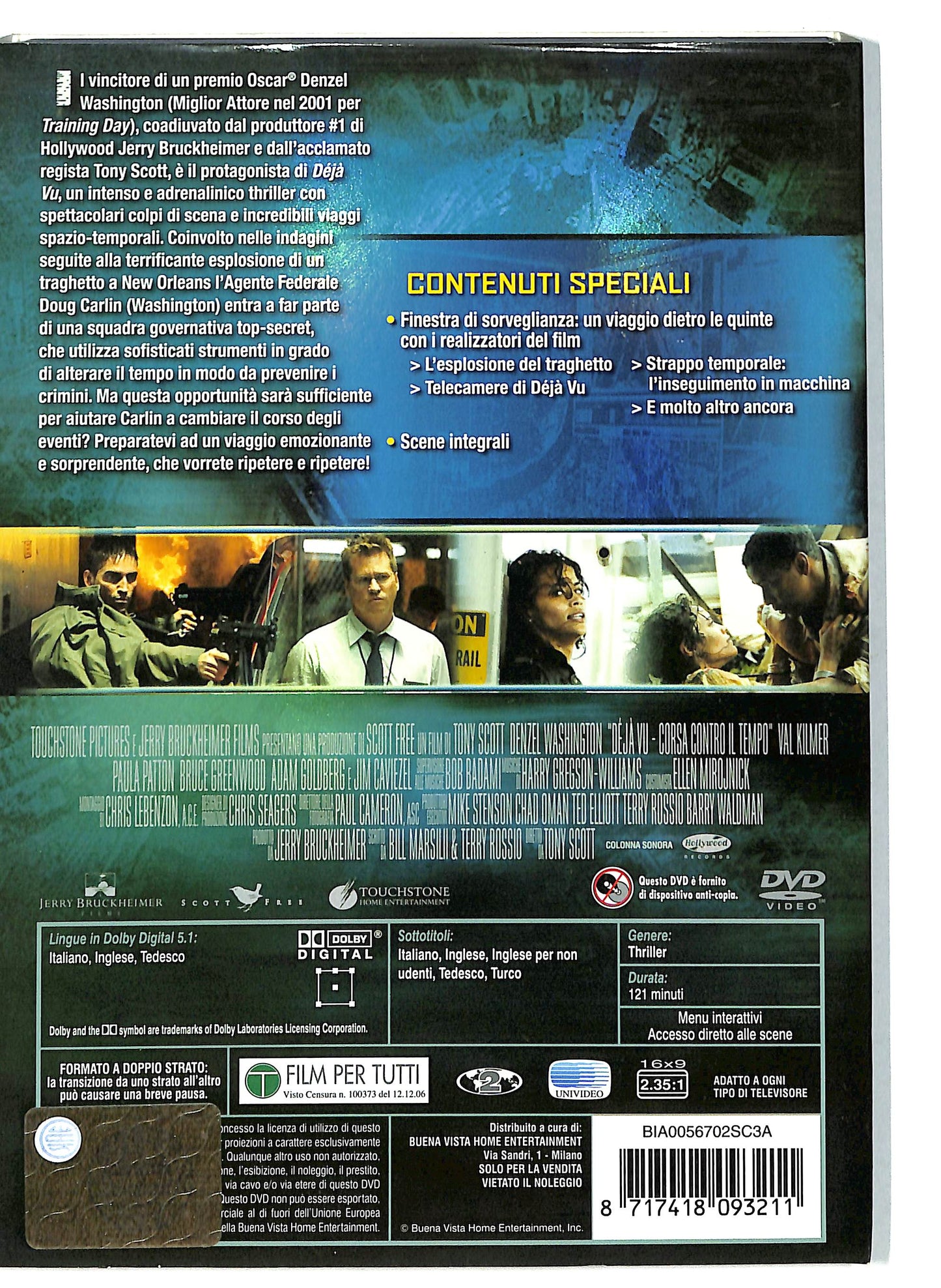 EBOND Deja vu - Corsa contro il tempo - Slipcase DVD DB743462