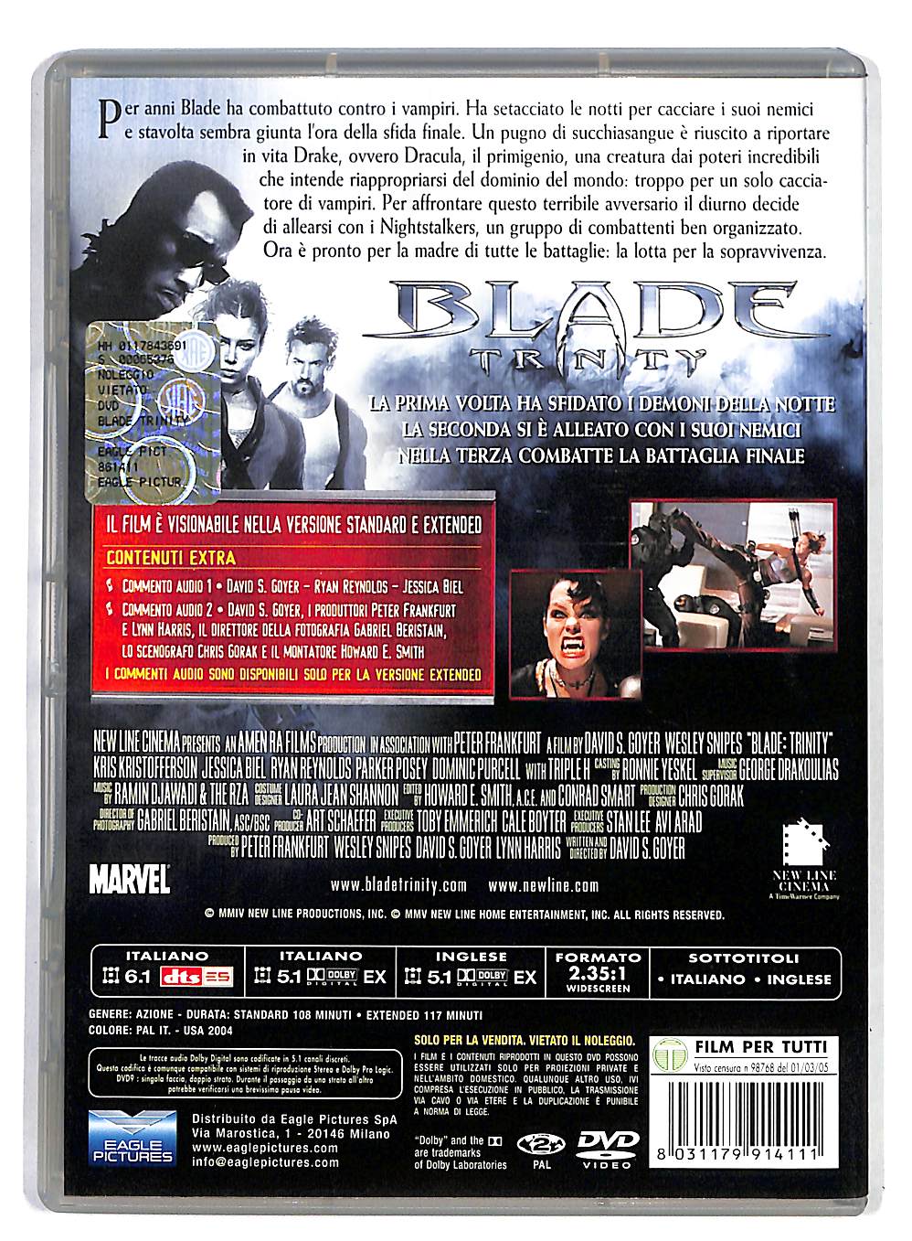 EBOND Blade Trinity DVD DB743658