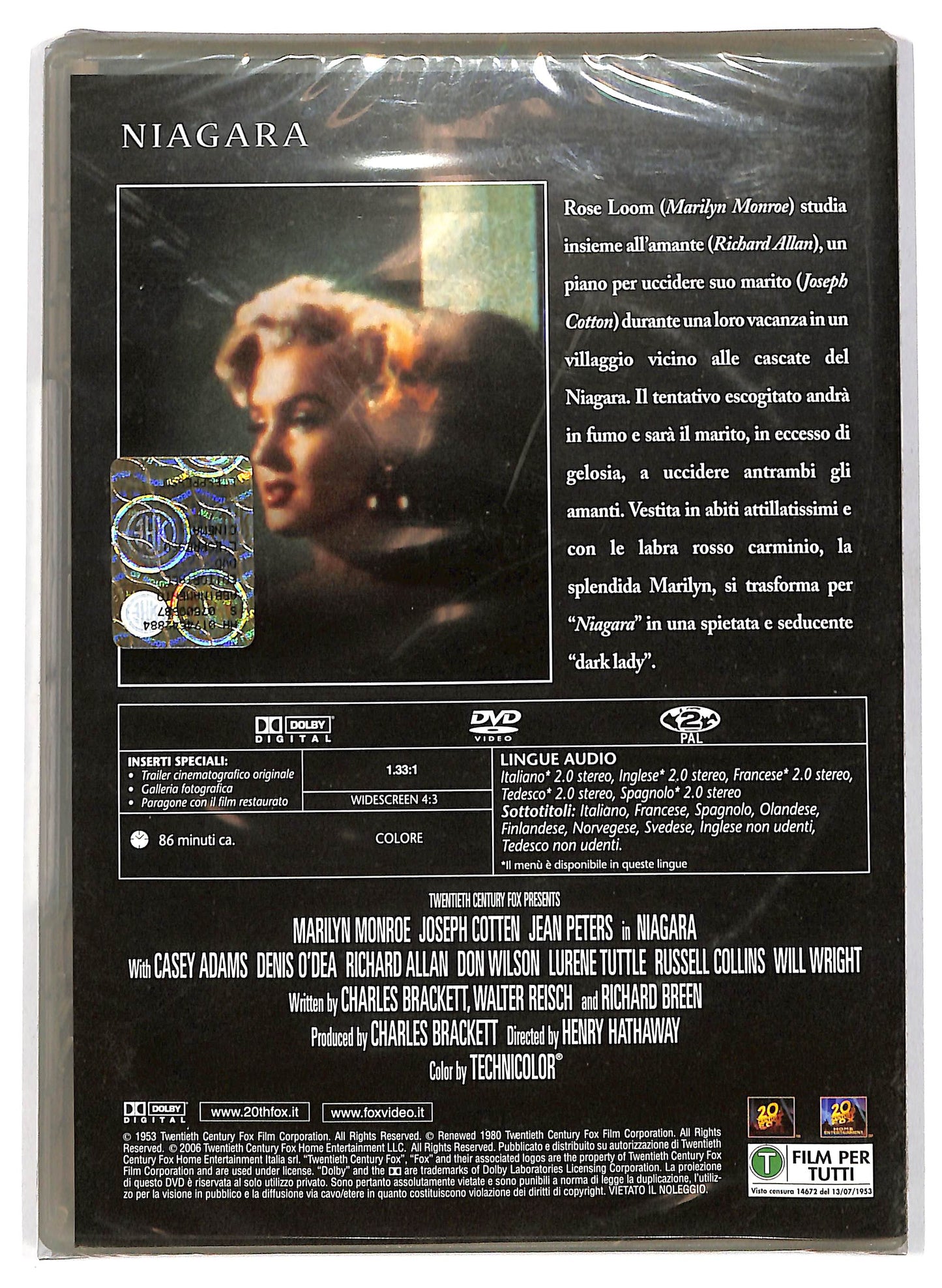 EBOND Marilyn Monroe - Niagara Vol 6 EDITORIALE DVD DB744204
