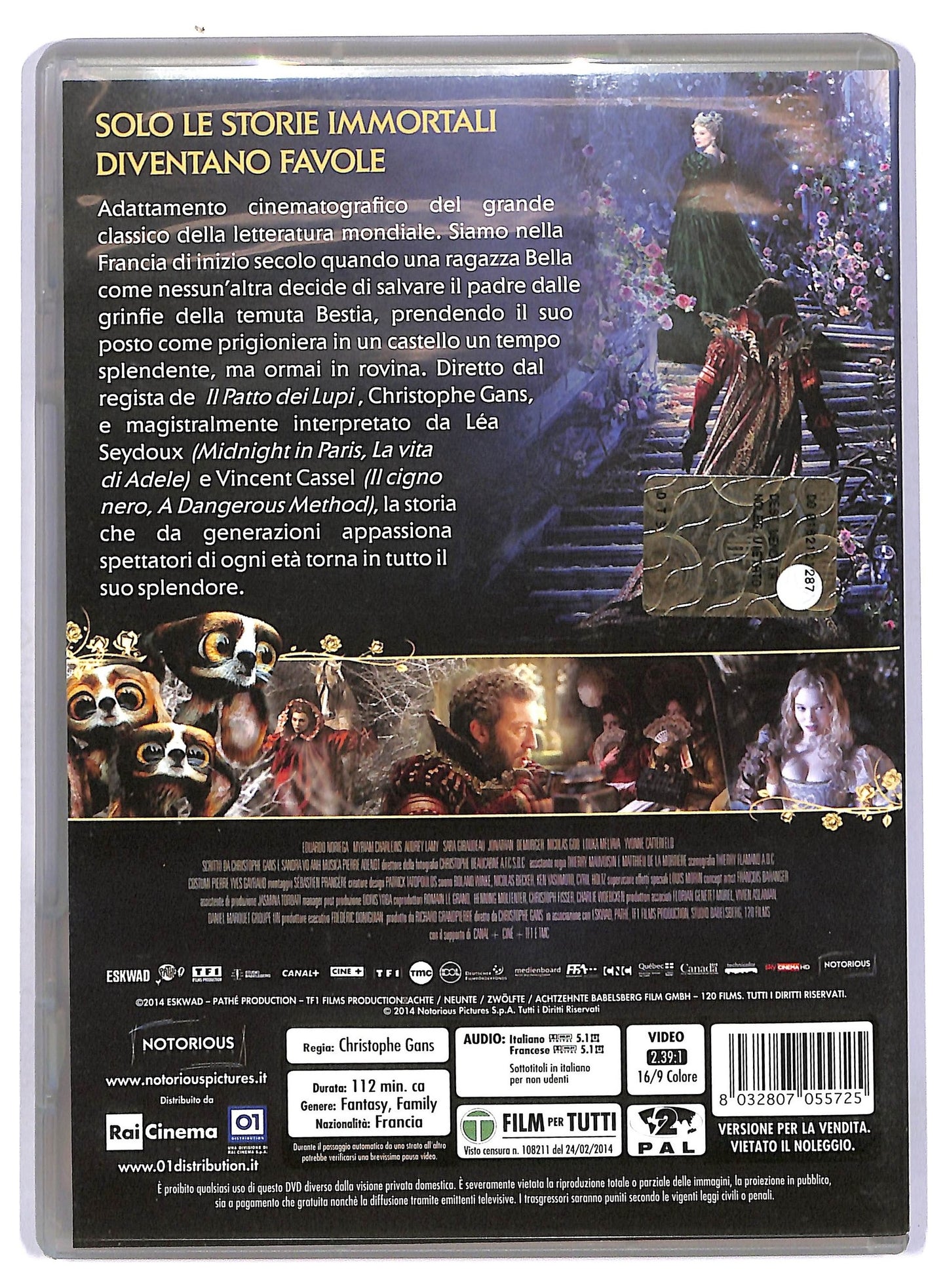 EBOND LA BELLA E LA BESTIA - EX NOLEGGIO DVD DB744411